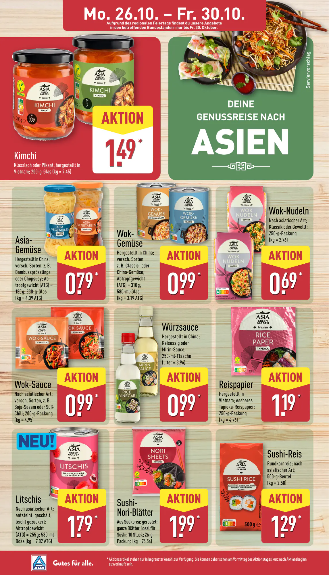 Aldi Nord Prospekt (ab 26.10.2026) zum Blättern - Seite 10