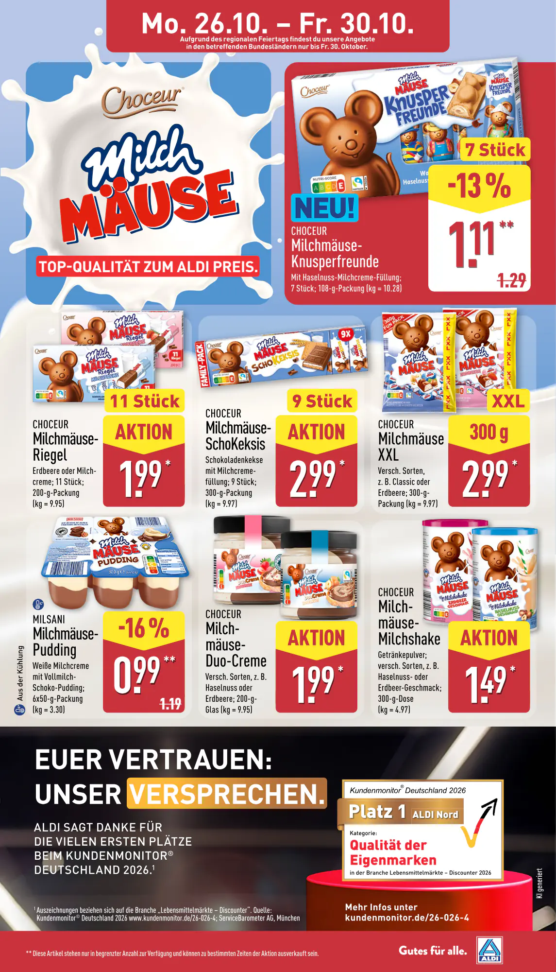 Aldi Nord Prospekt (ab 26.10.2026) zum Blättern - Seite 9