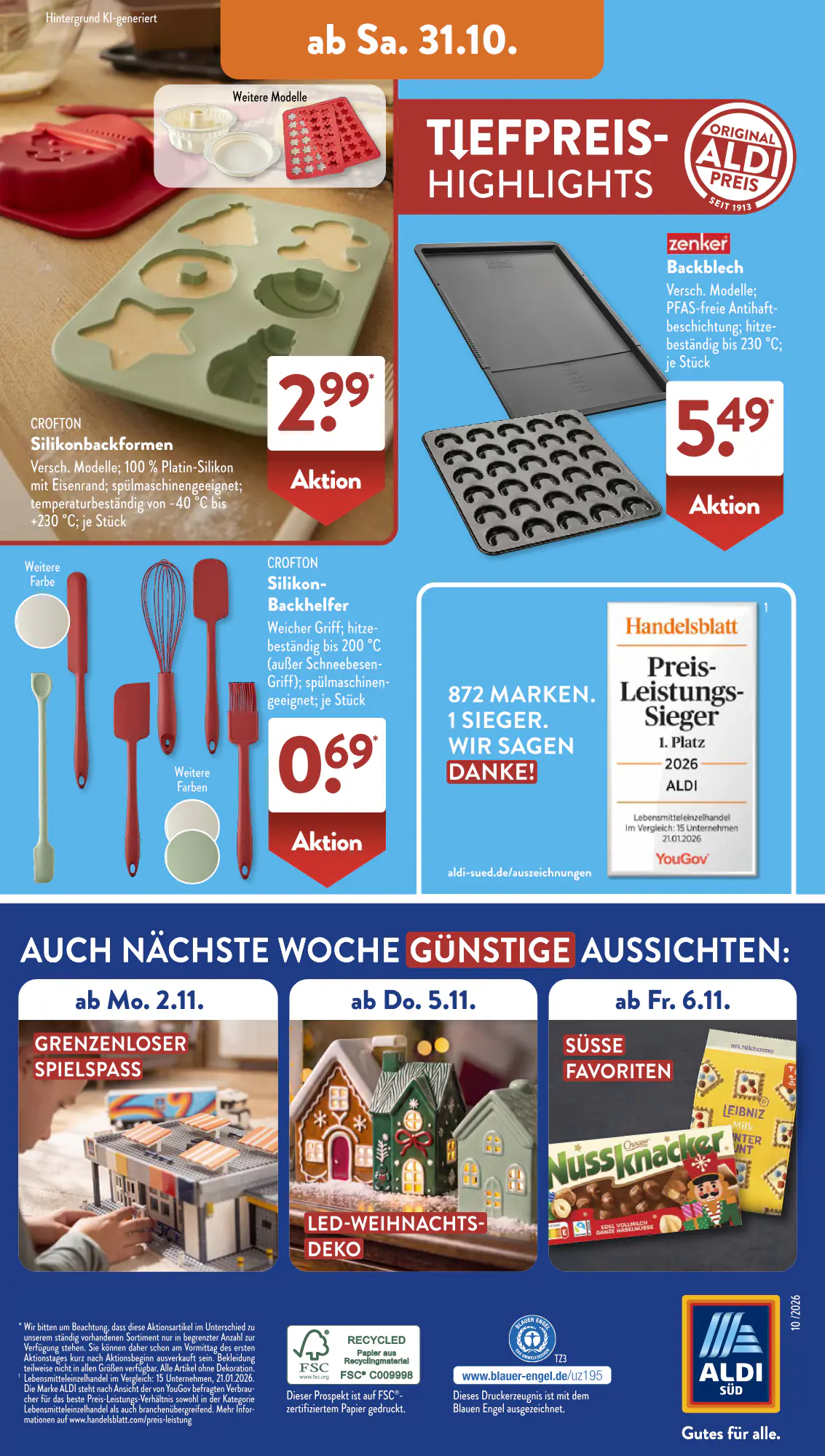 Aldi Süd Prospekt (ab 26.10.2026) zum Blättern - Seite 16