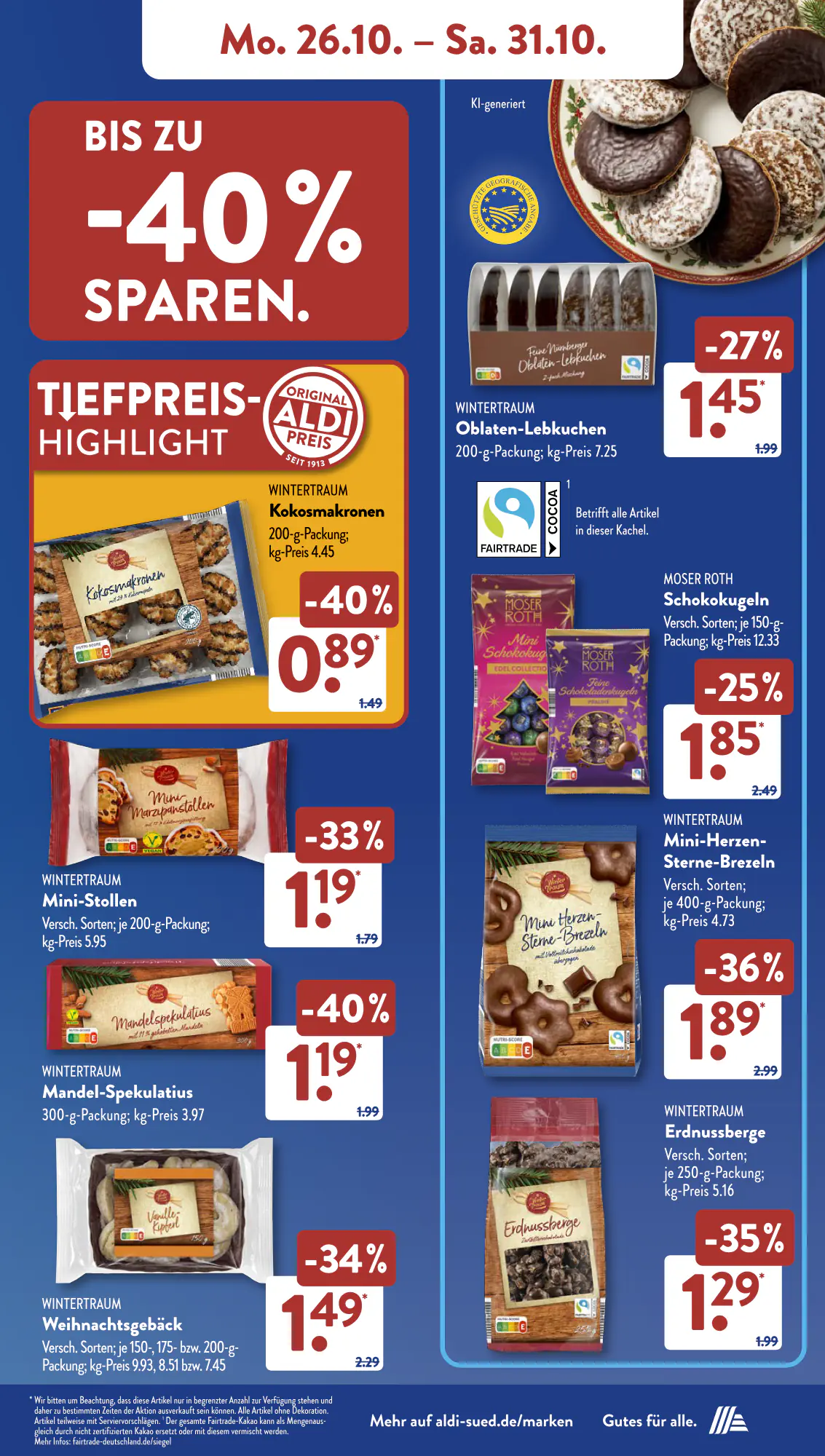 Aldi Süd Prospekt (ab 26.10.2026) zum Blättern - Seite 6