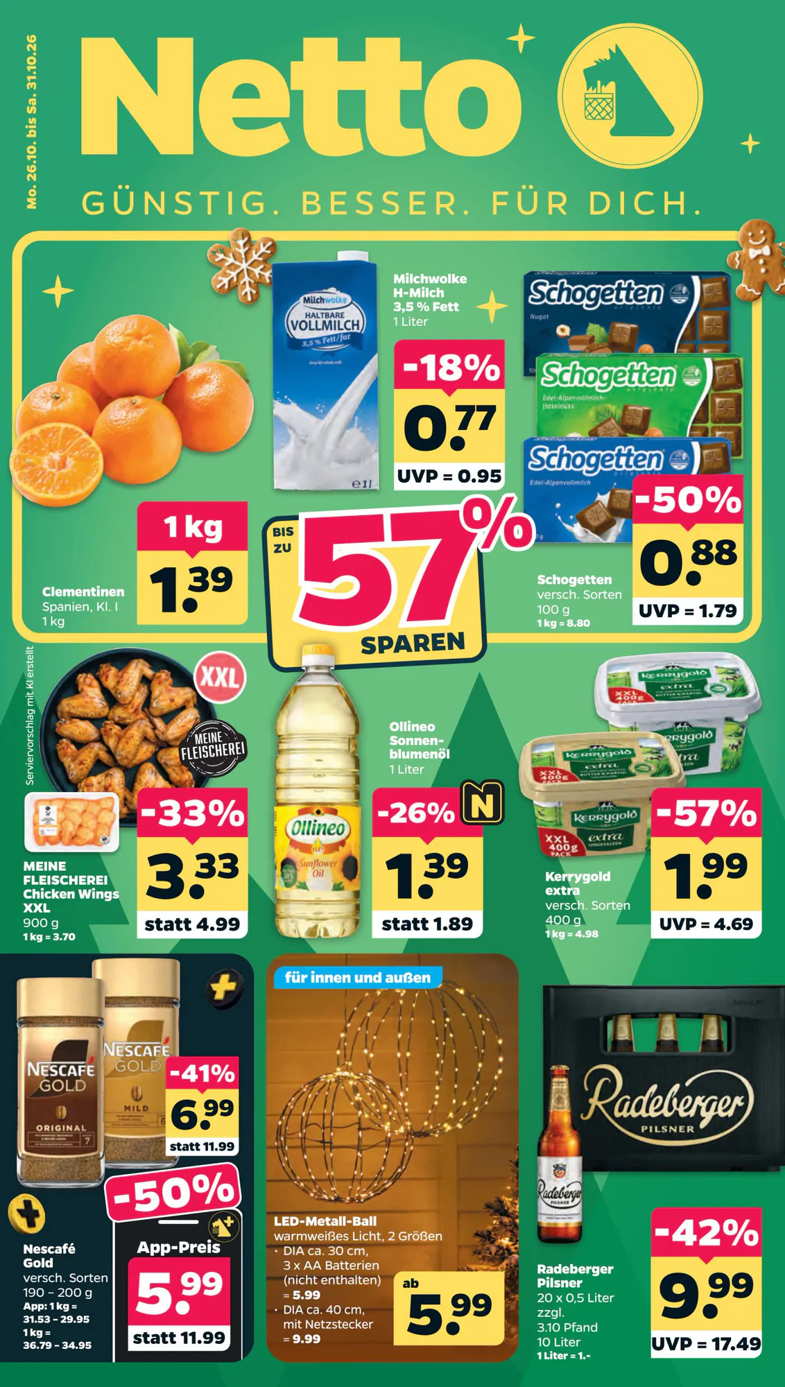 NETTO Prospekt (ab 26.10.2026) zum Blättern - Seite 1