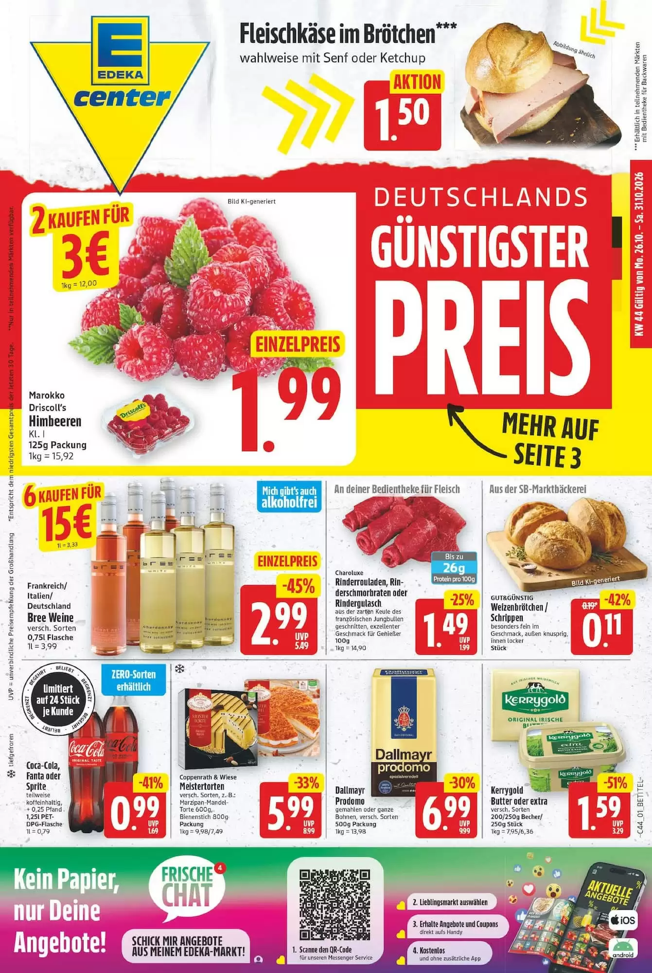 E-Center Prospekt (ab 26.10.2026) zum Blättern - Seite 1