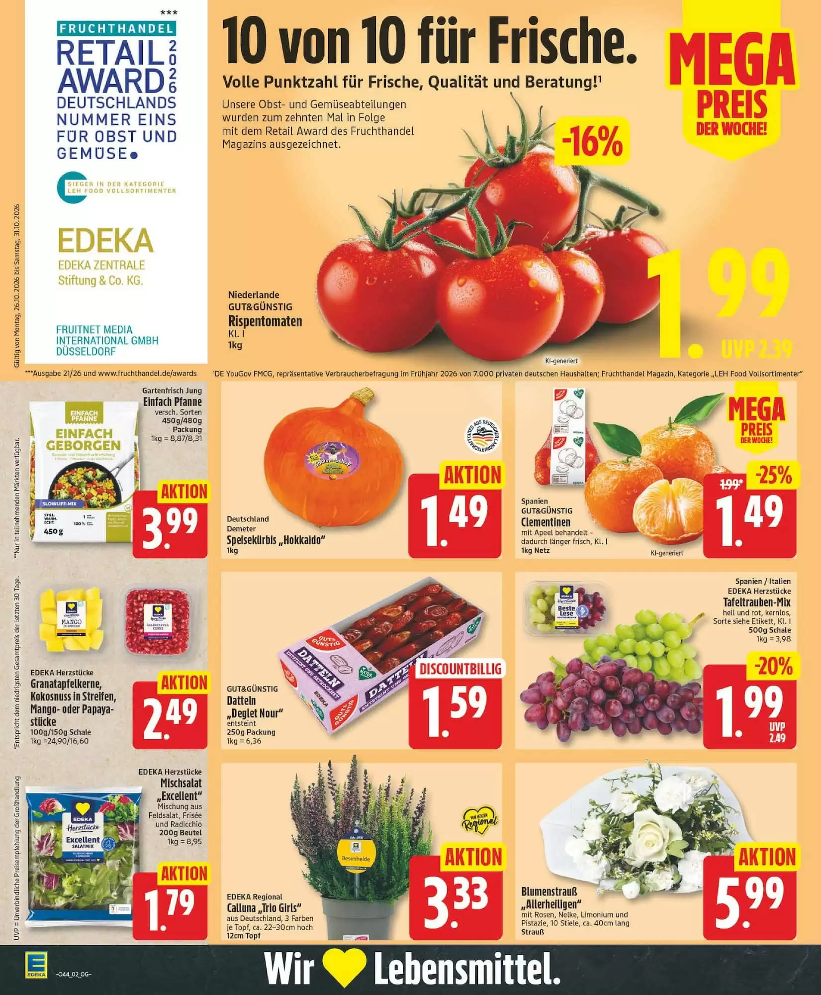 Edeka Prospekt (ab 26.10.2026) zum Blättern - Seite 2