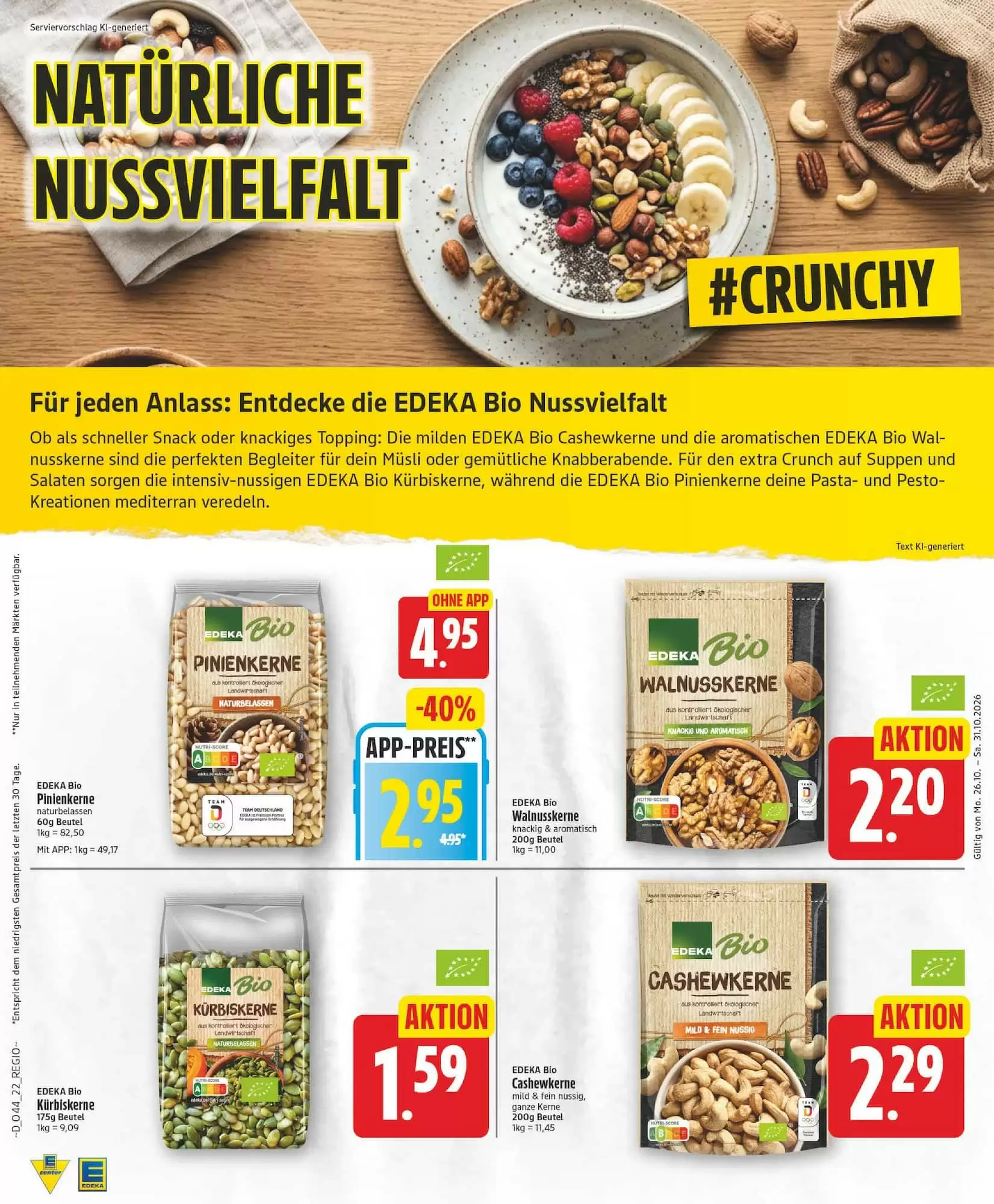 Edeka Prospekt (ab 26.10.2026) zum Blättern - Seite 22