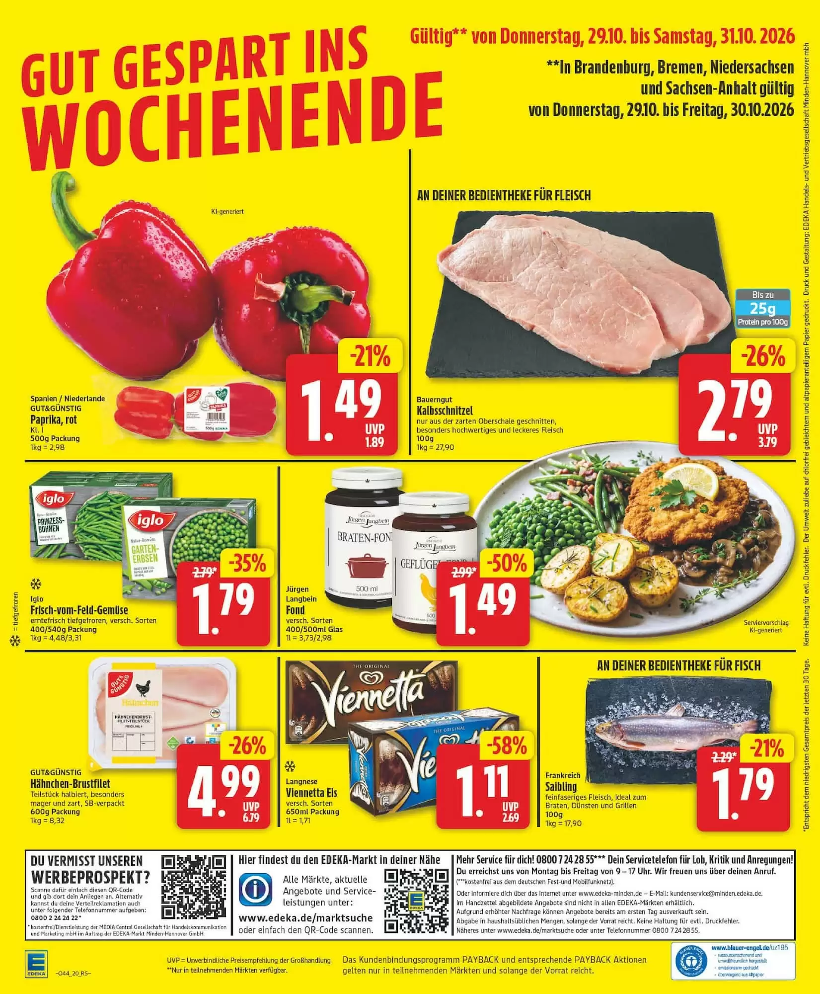 Edeka Prospekt (ab 26.10.2026) zum Blättern - Seite 25