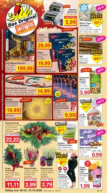 Wiglo Wunderland Prospekt (ab 26.10.2026) zum Blättern