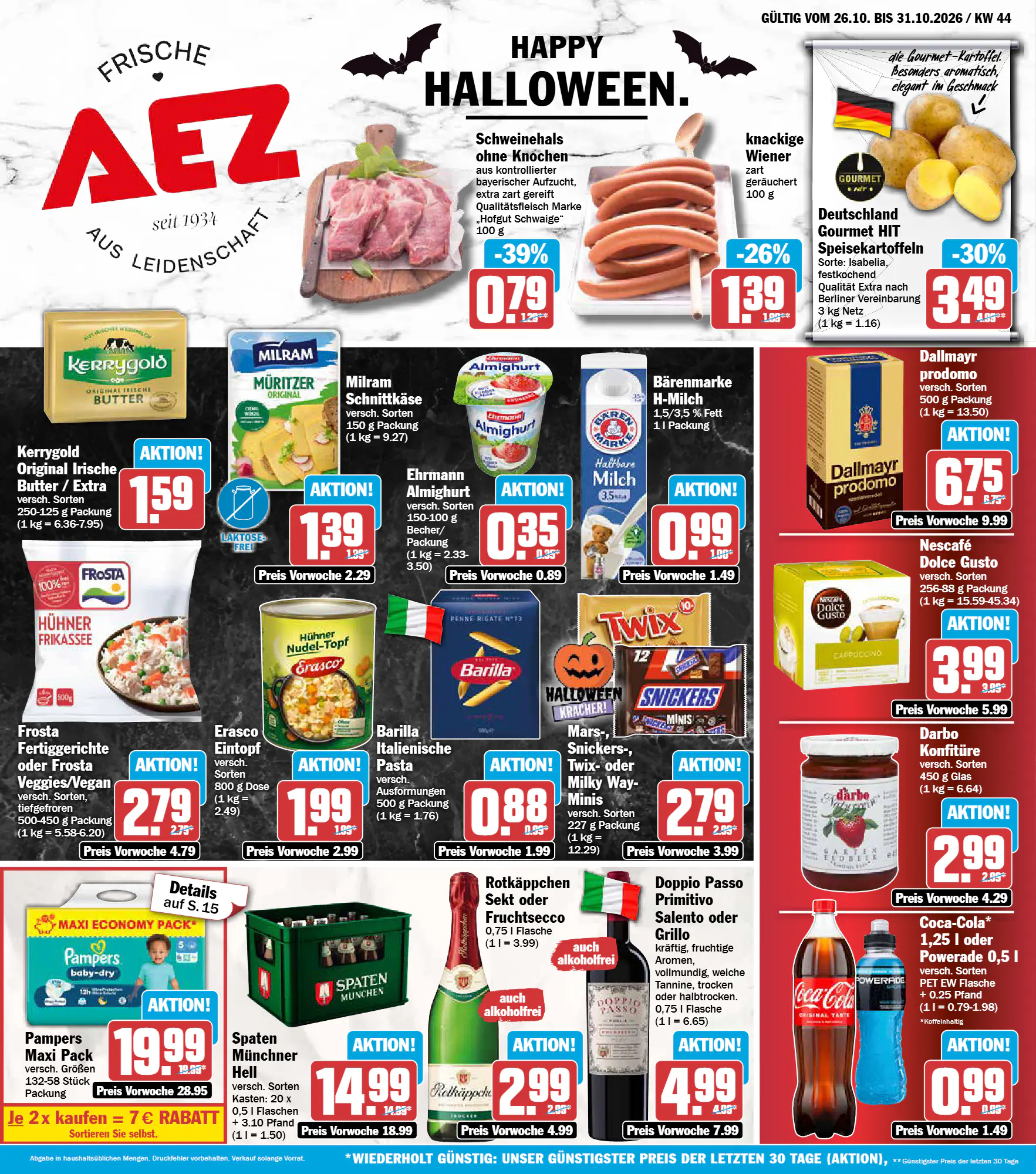 AEZ Prospekt (ab 26.10.2026) zum Blättern - Seite 1