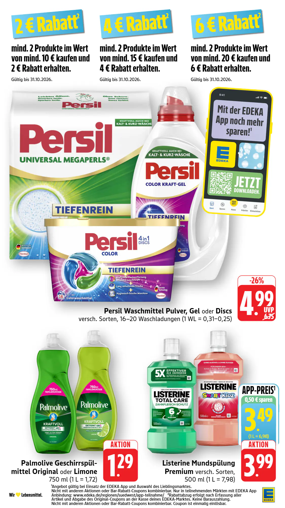 Edeka Frischemarkt Prospekt (ab 26.10.2026) zum Blättern - Seite 36