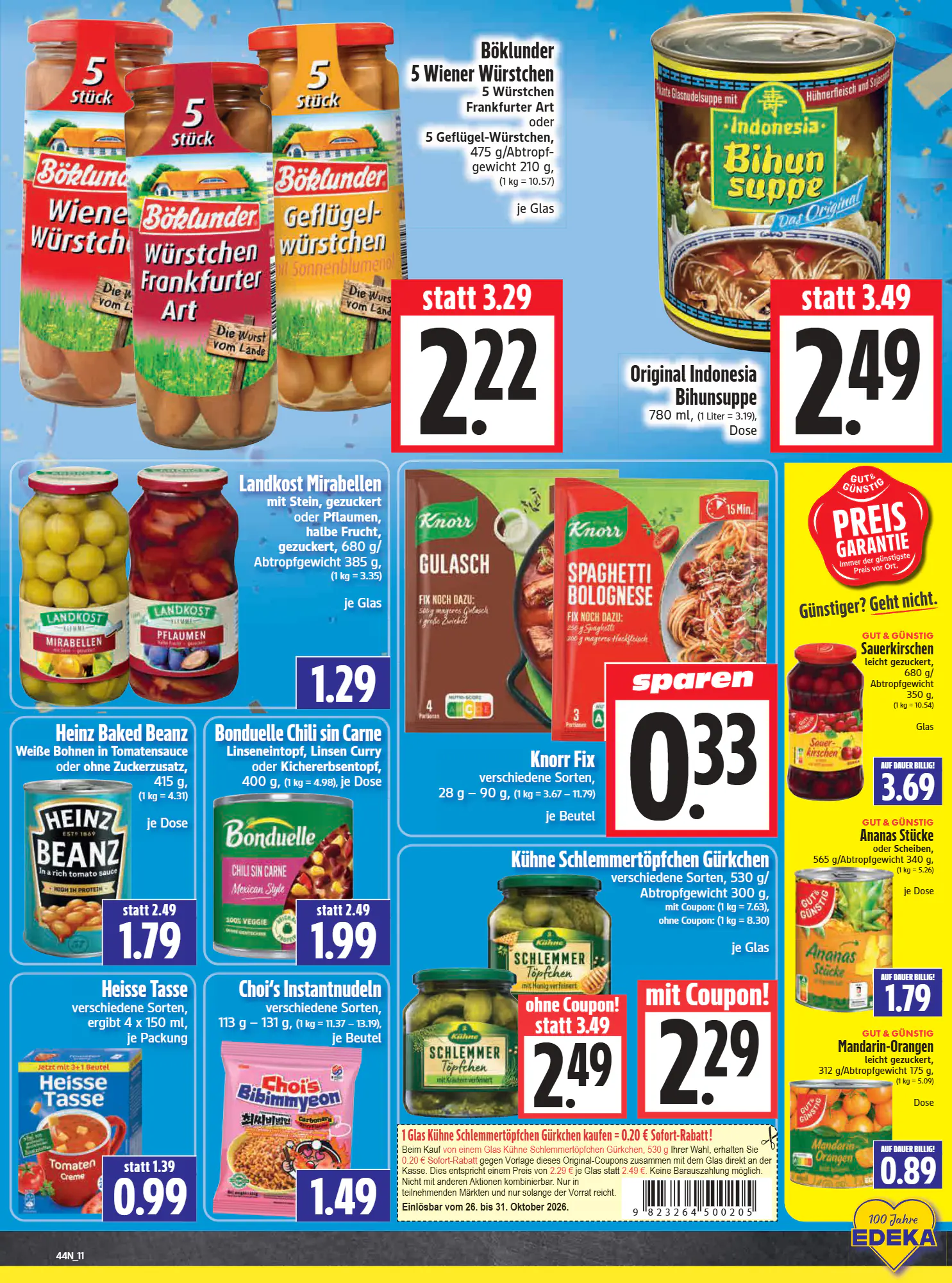 EDEKA Hahner Prospekt (ab 26.10.2026) zum Blättern - Seite 13