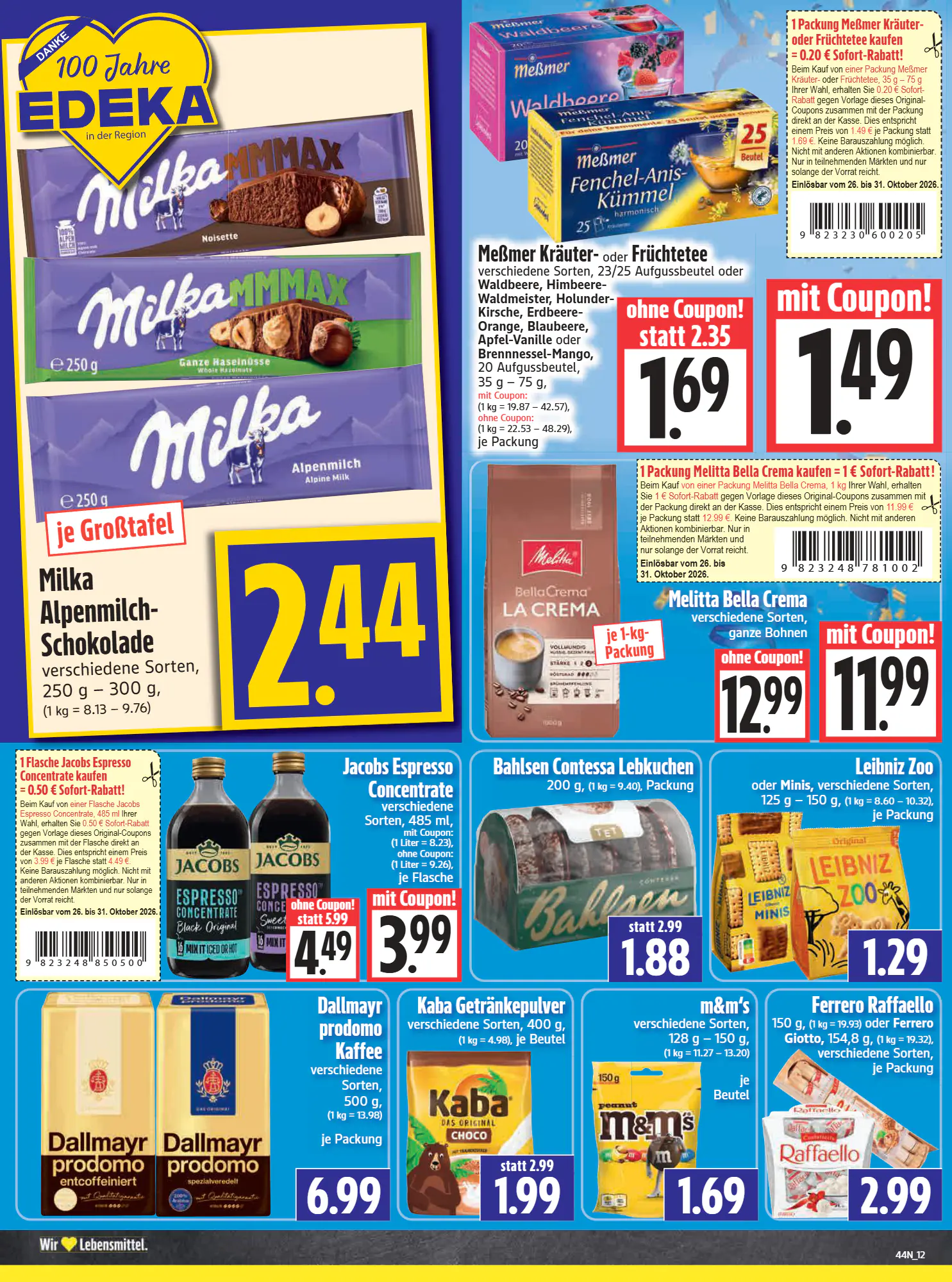 EDEKA Hahner Prospekt (ab 26.10.2026) zum Blättern - Seite 14
