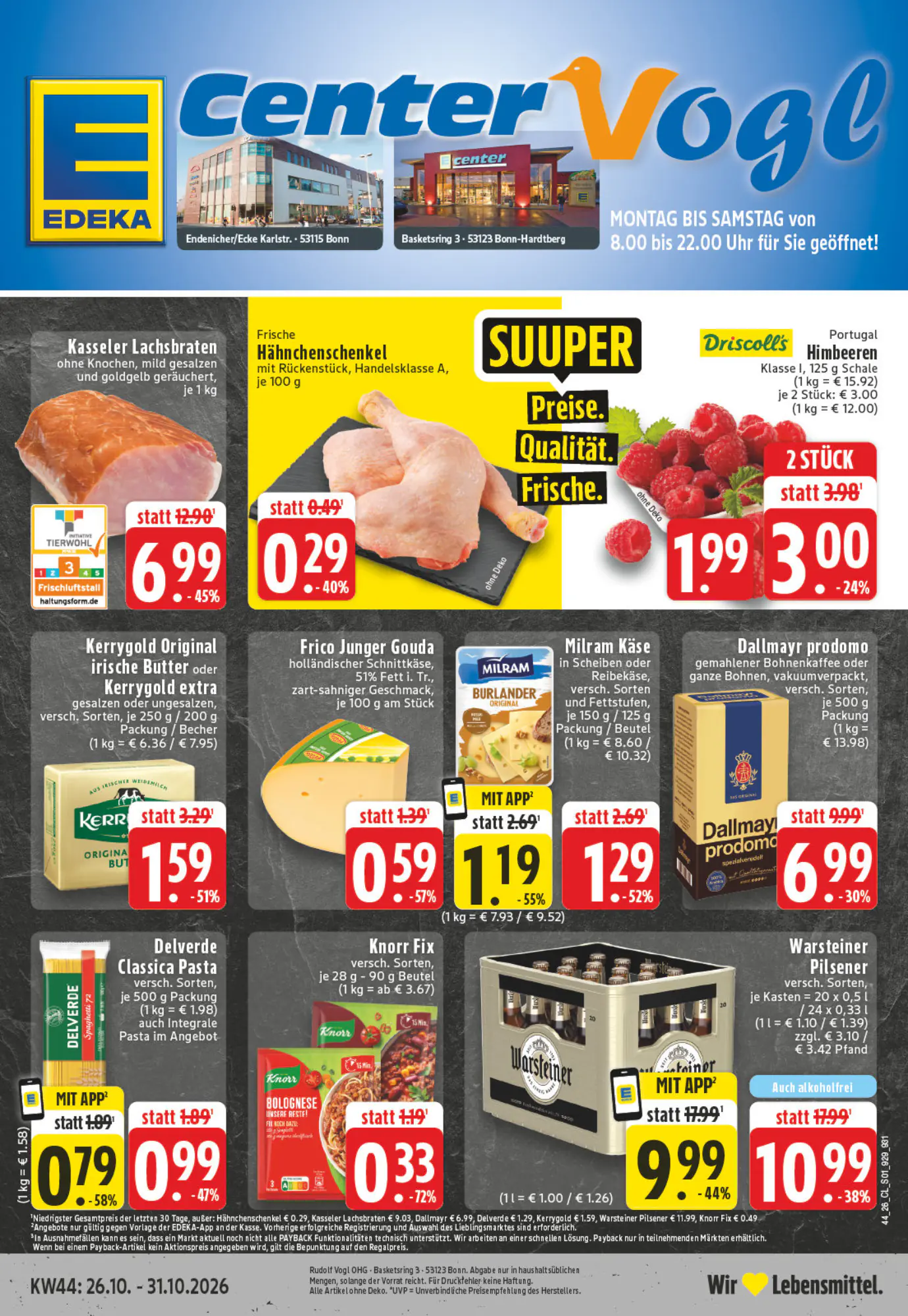 EDEKA Vogl Prospekt (ab 26.10.2026) zum Blättern - Seite 1