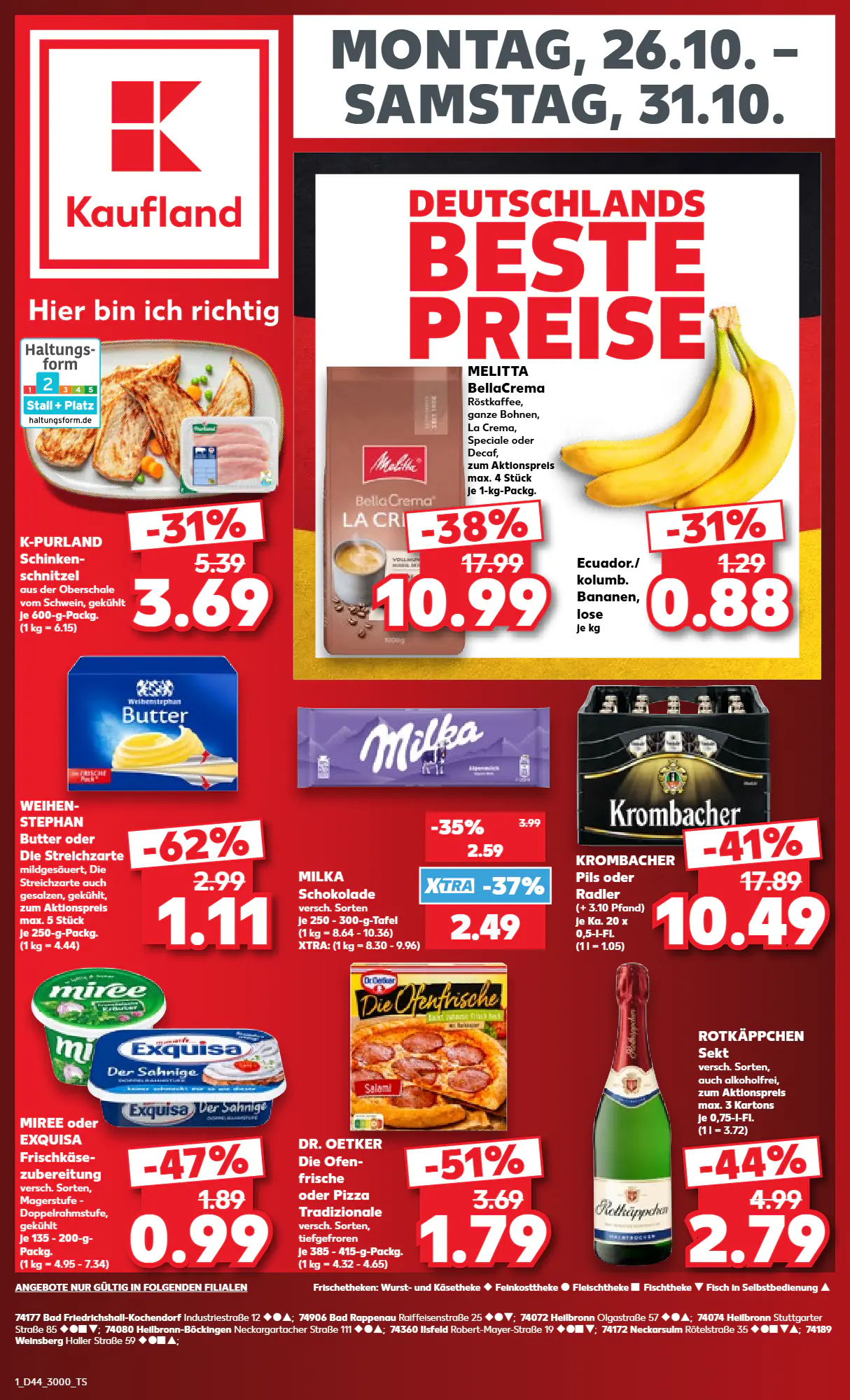 Kaufland Prospekt (ab 26.10.2026) zum Blättern - Seite 1
