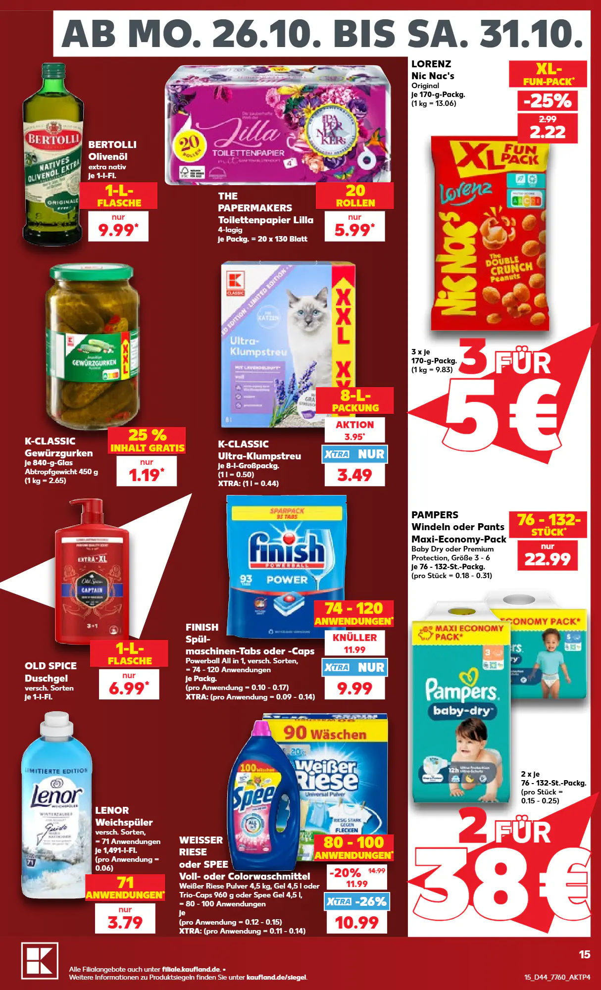 Kaufland Prospekt (ab 26.10.2026) zum Blättern - Seite 15
