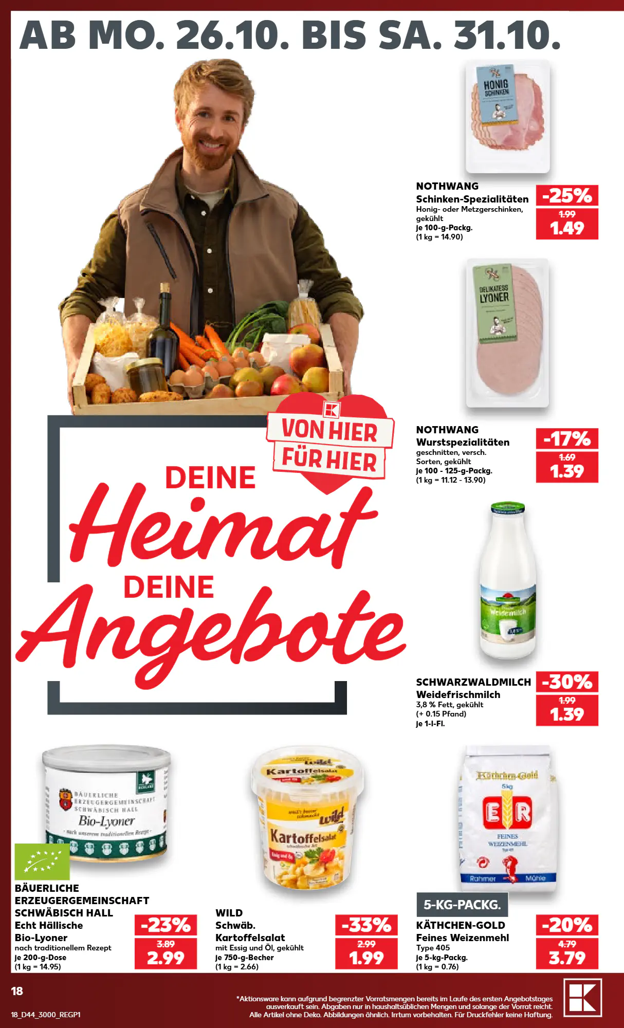 Kaufland Prospekt (ab 26.10.2026) zum Blättern - Seite 18