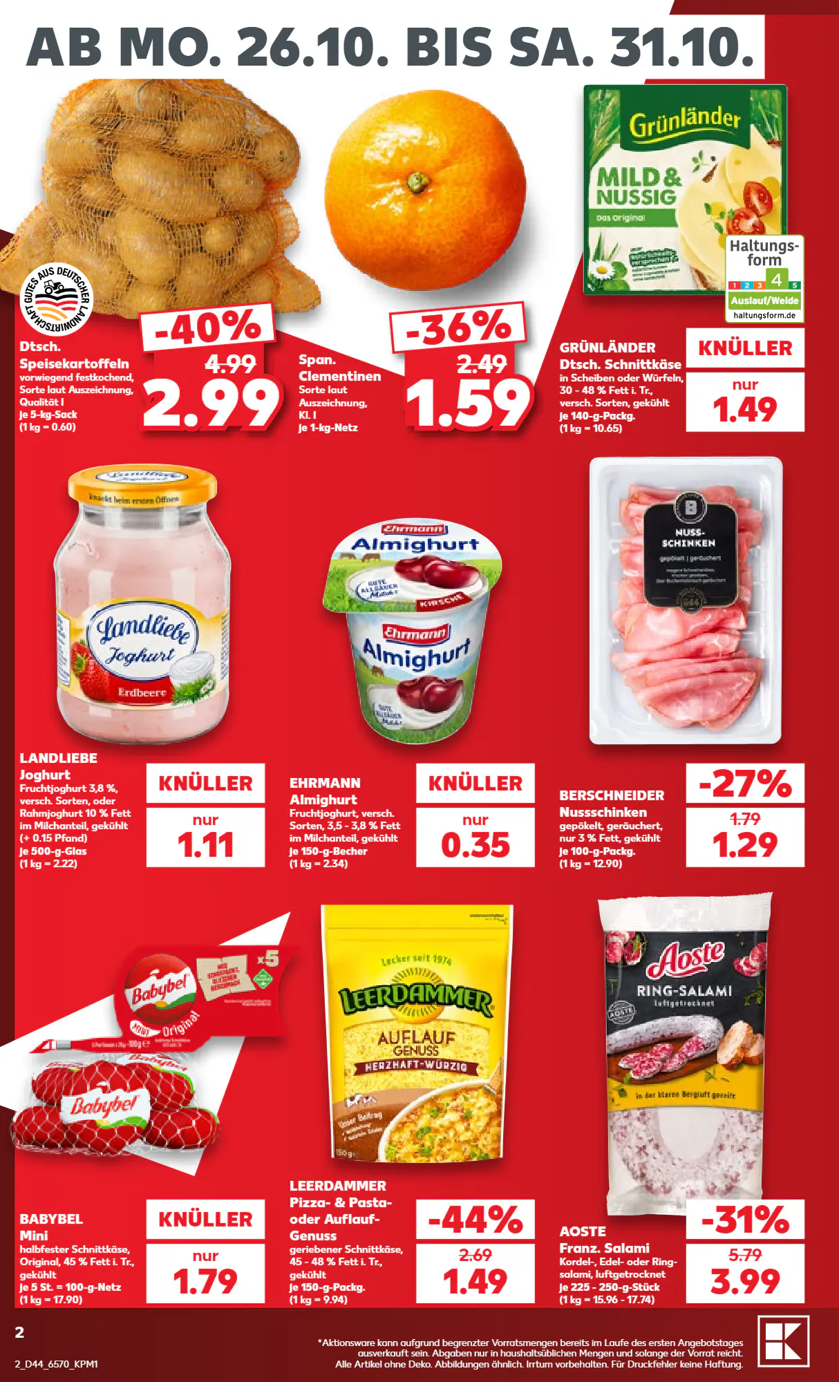Kaufland Prospekt (ab 26.10.2026) zum Blättern - Seite 2