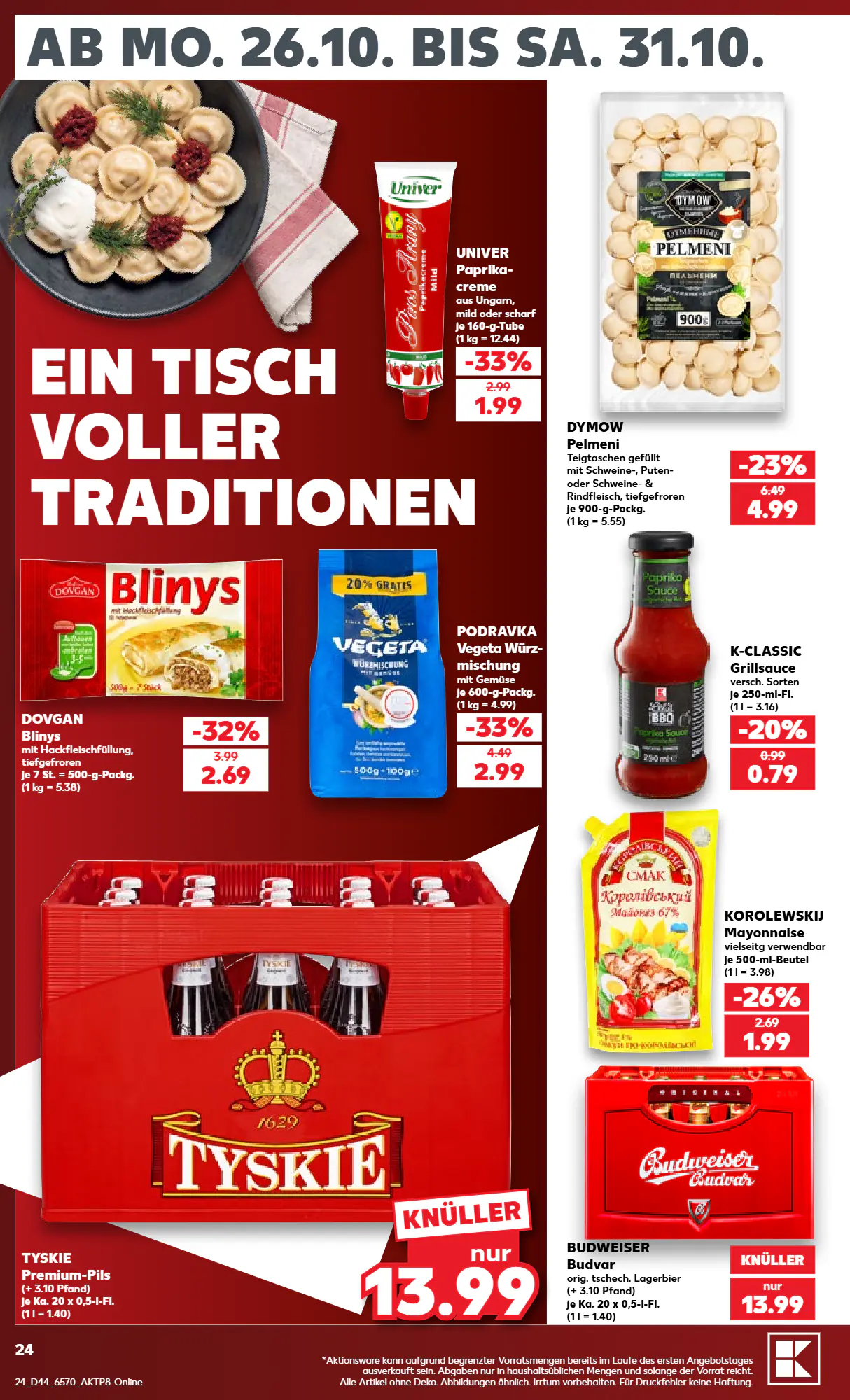 Kaufland Prospekt (ab 26.10.2026) zum Blättern - Seite 24