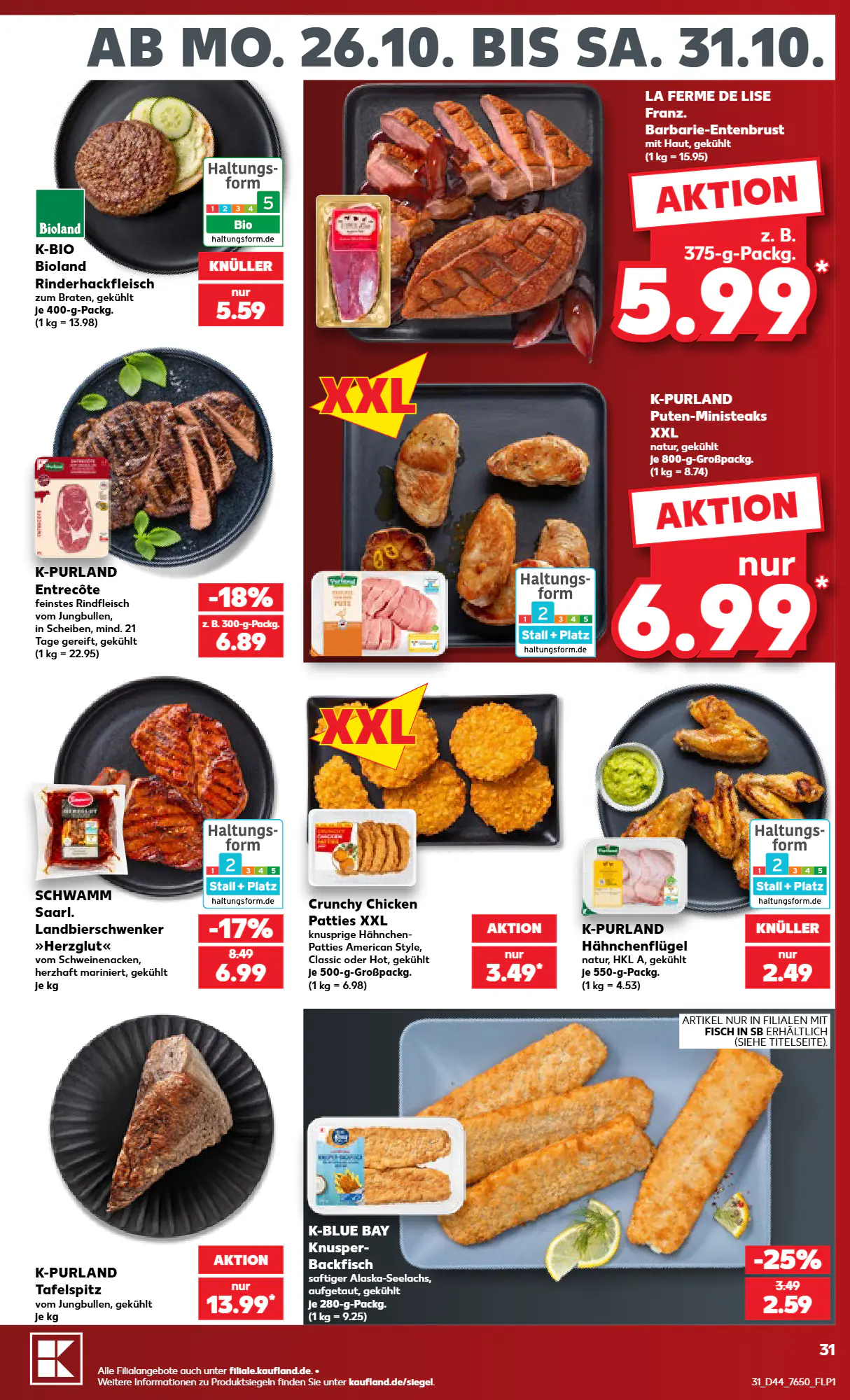Kaufland Prospekt (ab 26.10.2026) zum Blättern - Seite 31