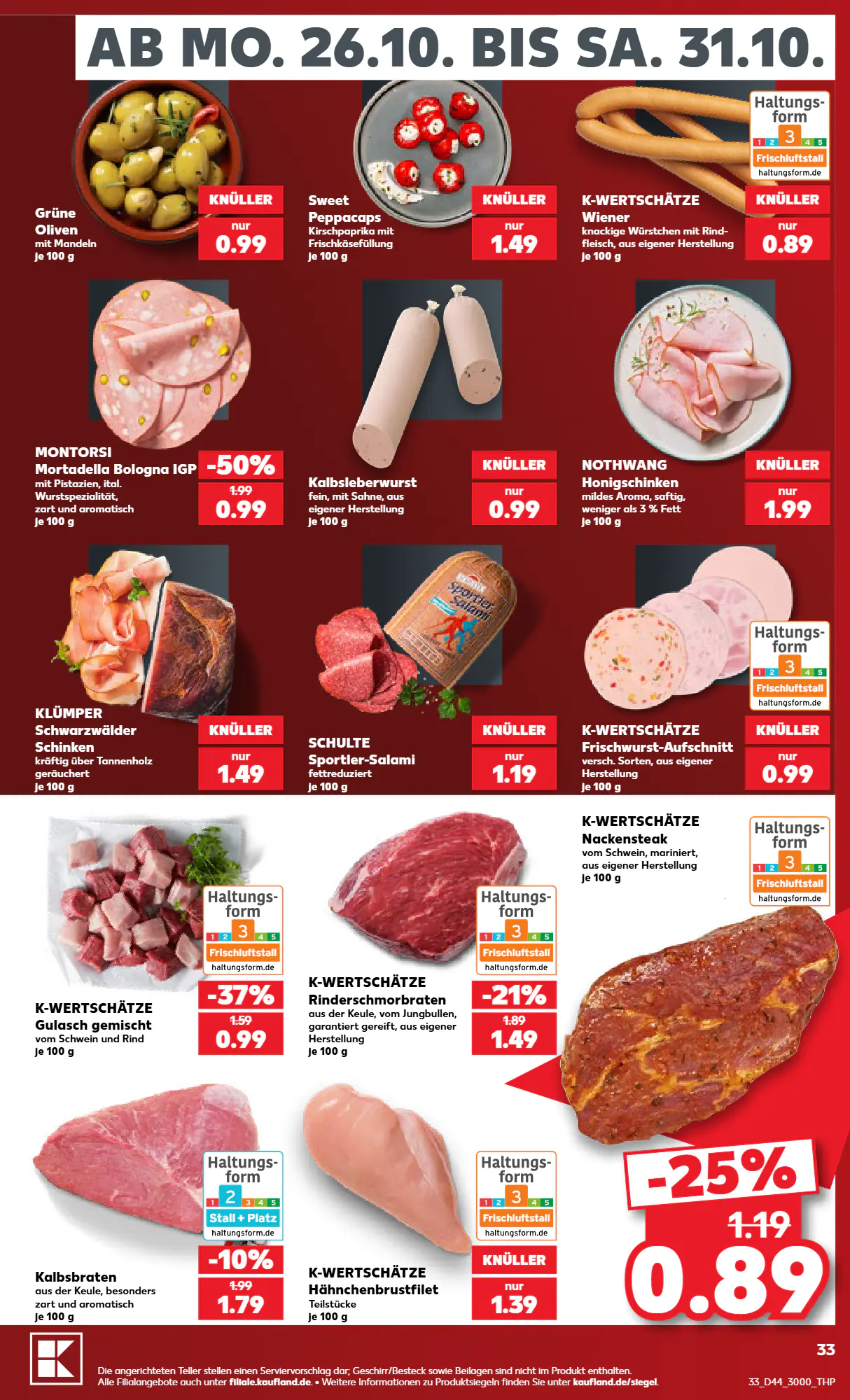 Kaufland Prospekt (ab 26.10.2026) zum Blättern - Seite 33