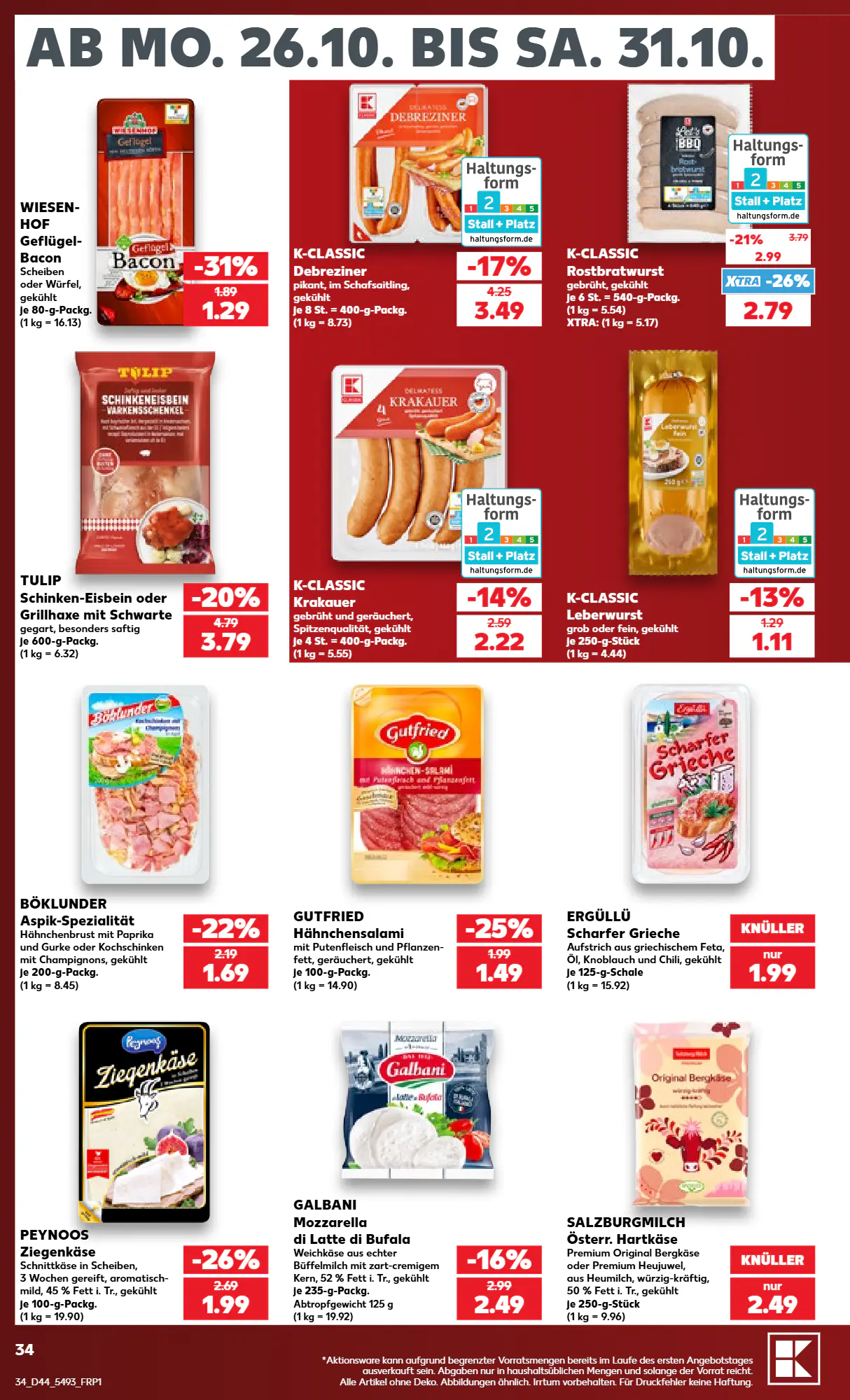 Kaufland Prospekt (ab 26.10.2026) zum Blättern - Seite 34