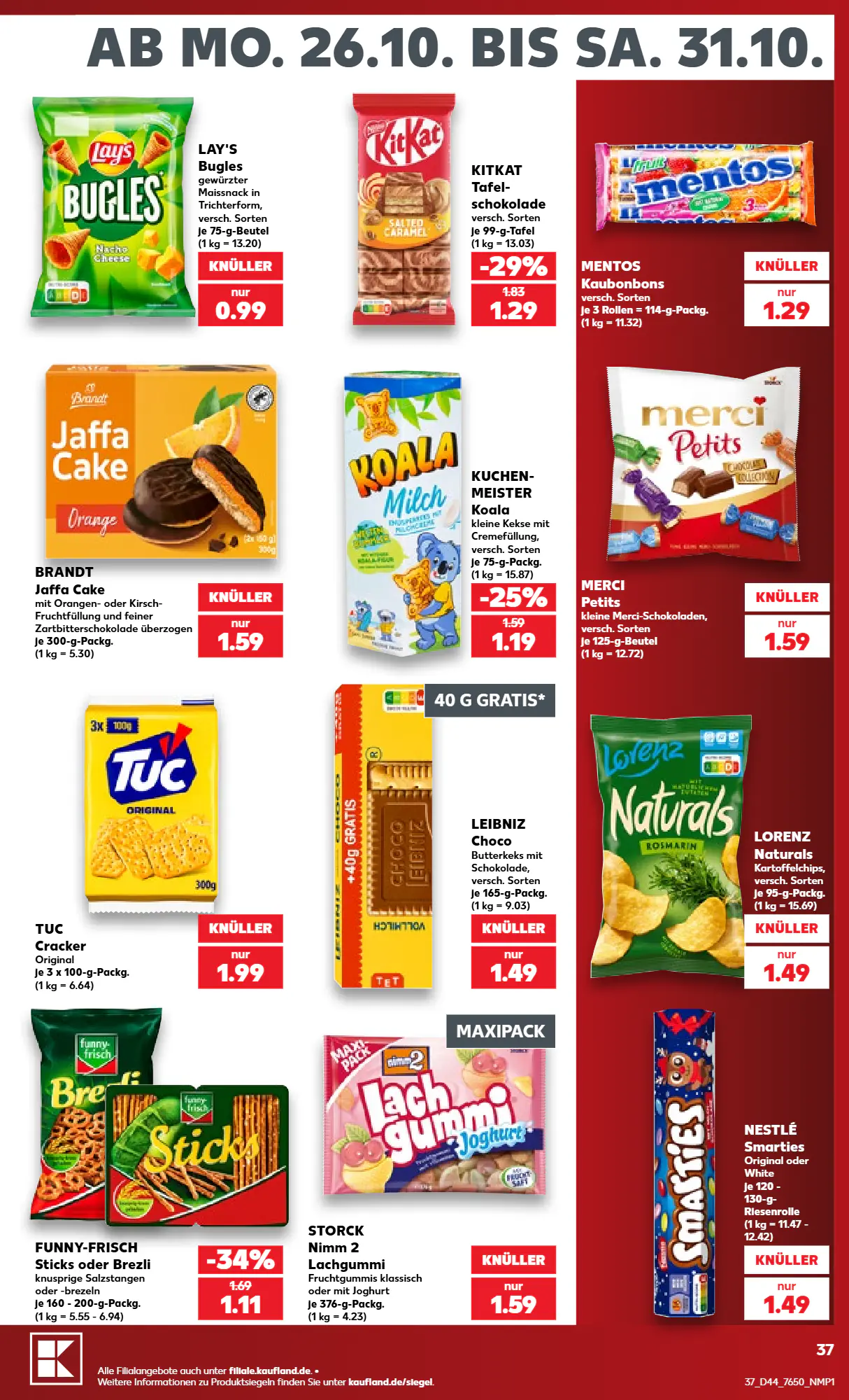 Kaufland Prospekt (ab 26.10.2026) zum Blättern - Seite 37