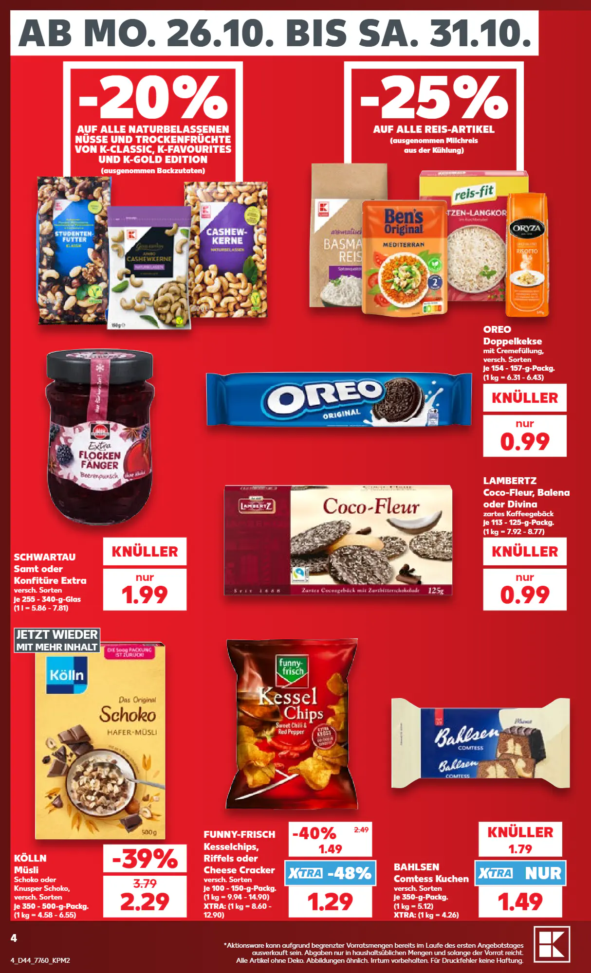 Kaufland Prospekt (ab 26.10.2026) zum Blättern - Seite 4