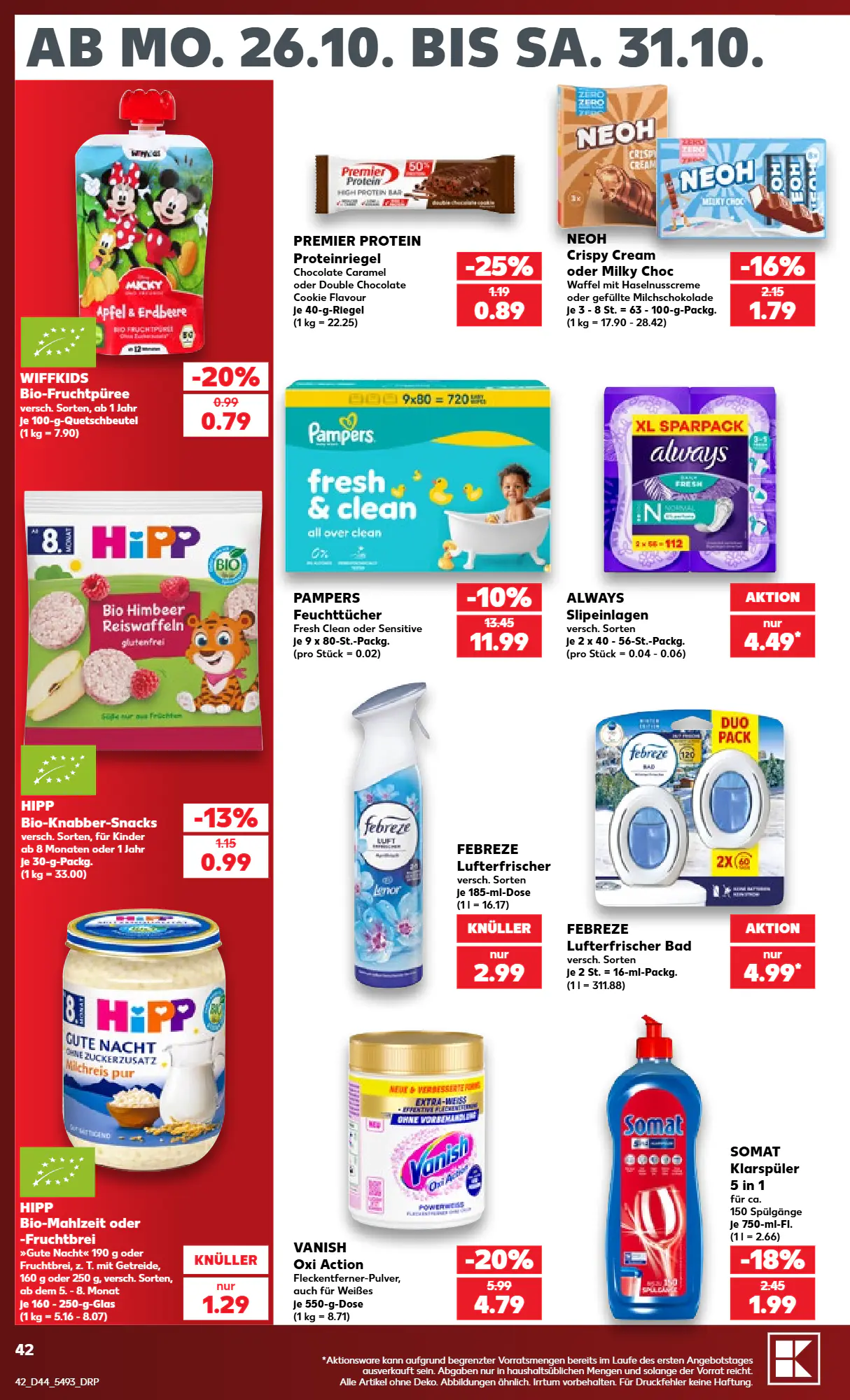 Kaufland Prospekt (ab 26.10.2026) zum Blättern - Seite 42