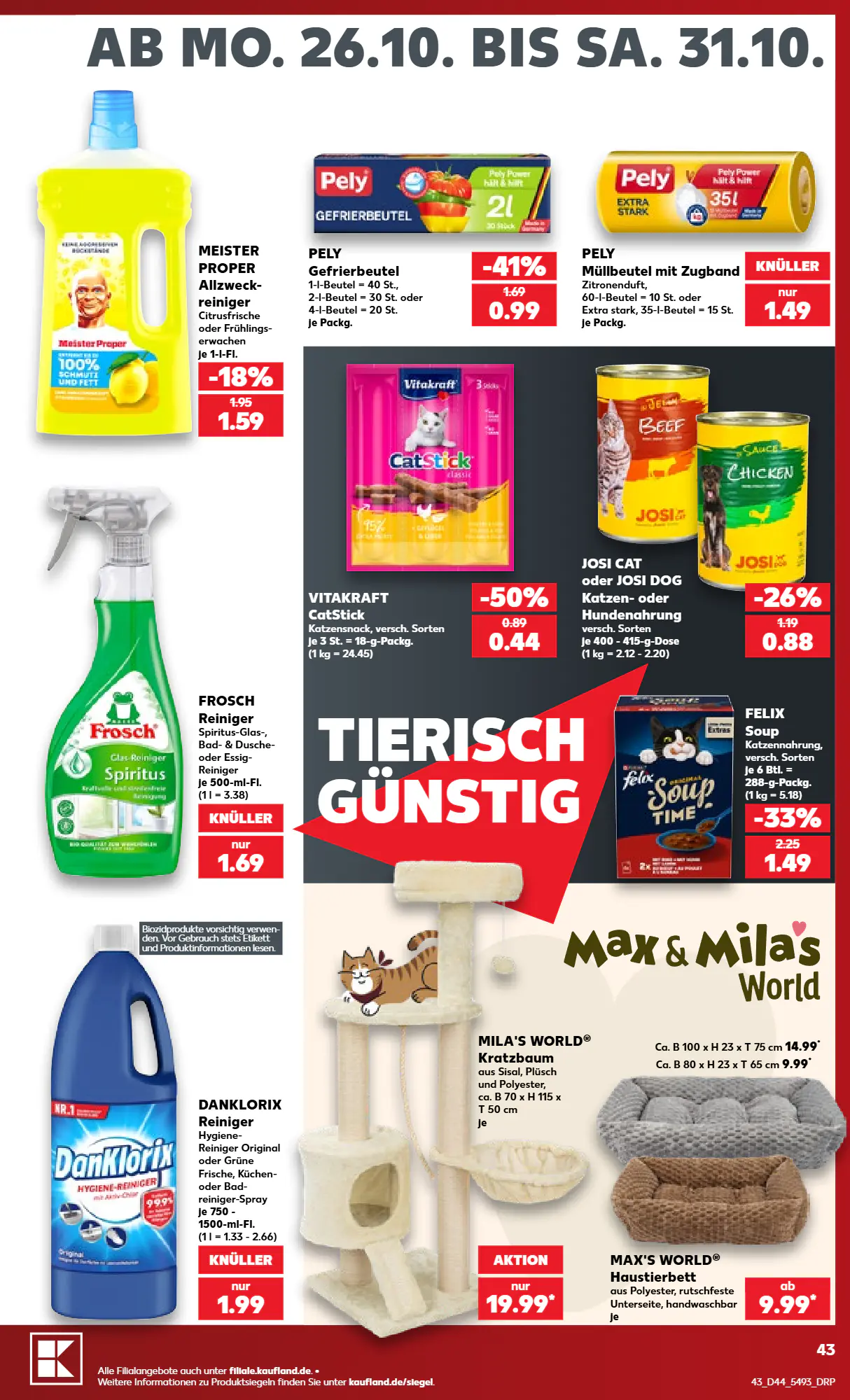 Kaufland Prospekt (ab 26.10.2026) zum Blättern - Seite 43