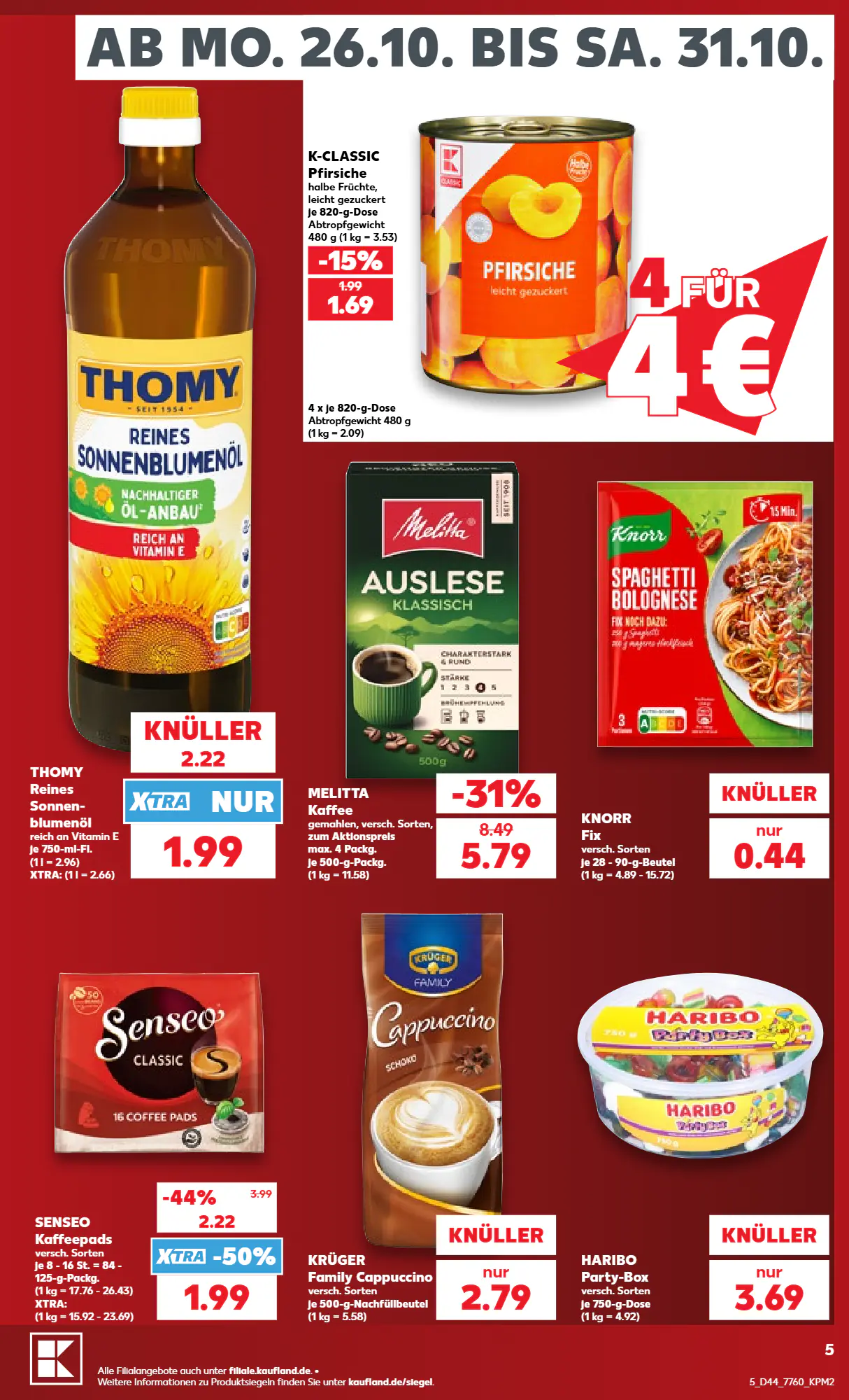 Kaufland Prospekt (ab 26.10.2026) zum Blättern - Seite 5