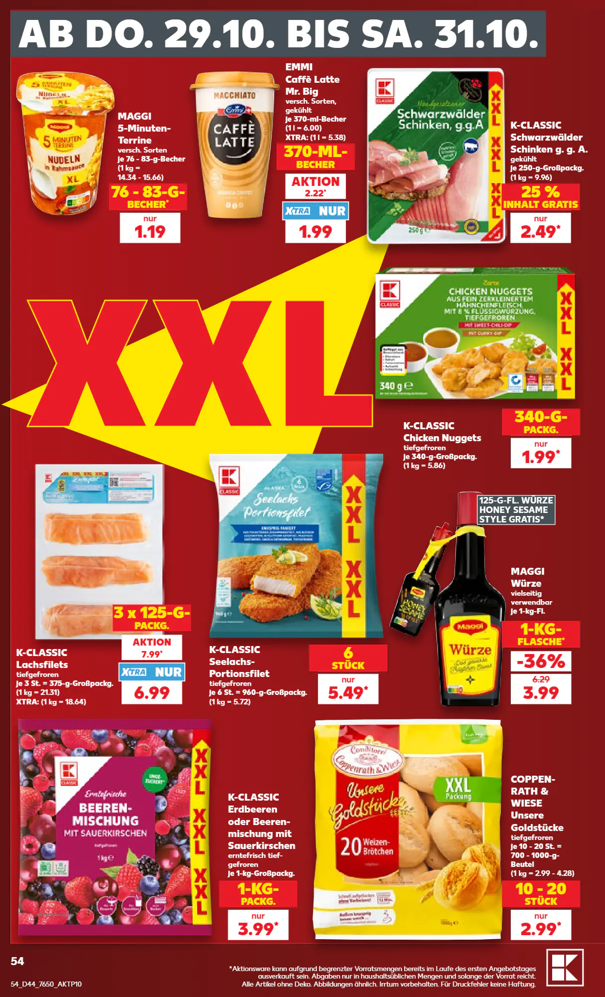 Kaufland Prospekt (ab 26.10.2026) zum Blättern - Seite 54