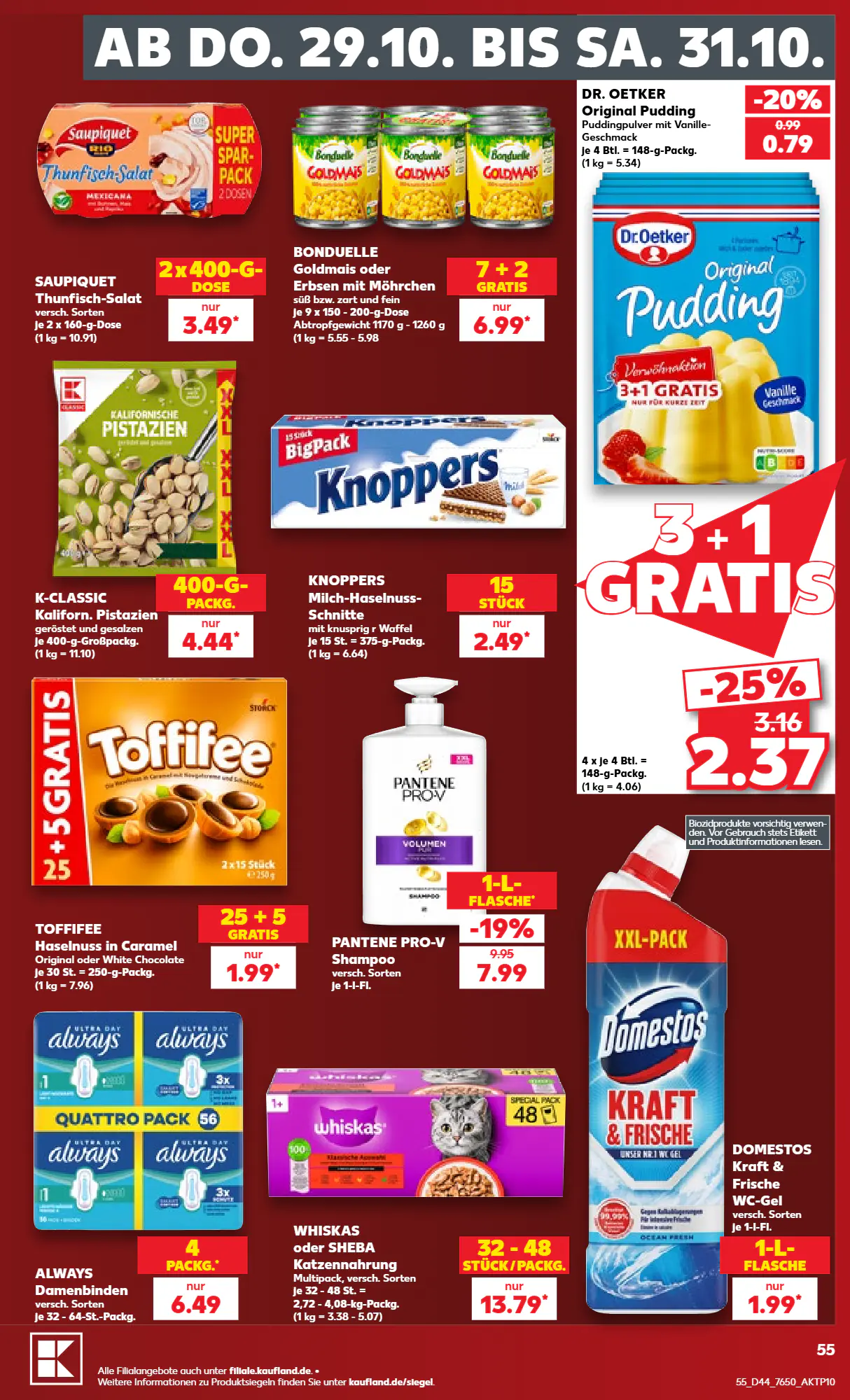 Kaufland Prospekt (ab 26.10.2026) zum Blättern - Seite 55