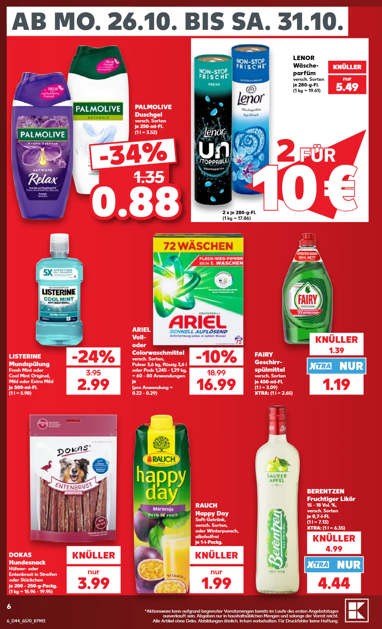 Kaufland Prospekt (ab 26.10.2026) zum Blättern - Seite 6