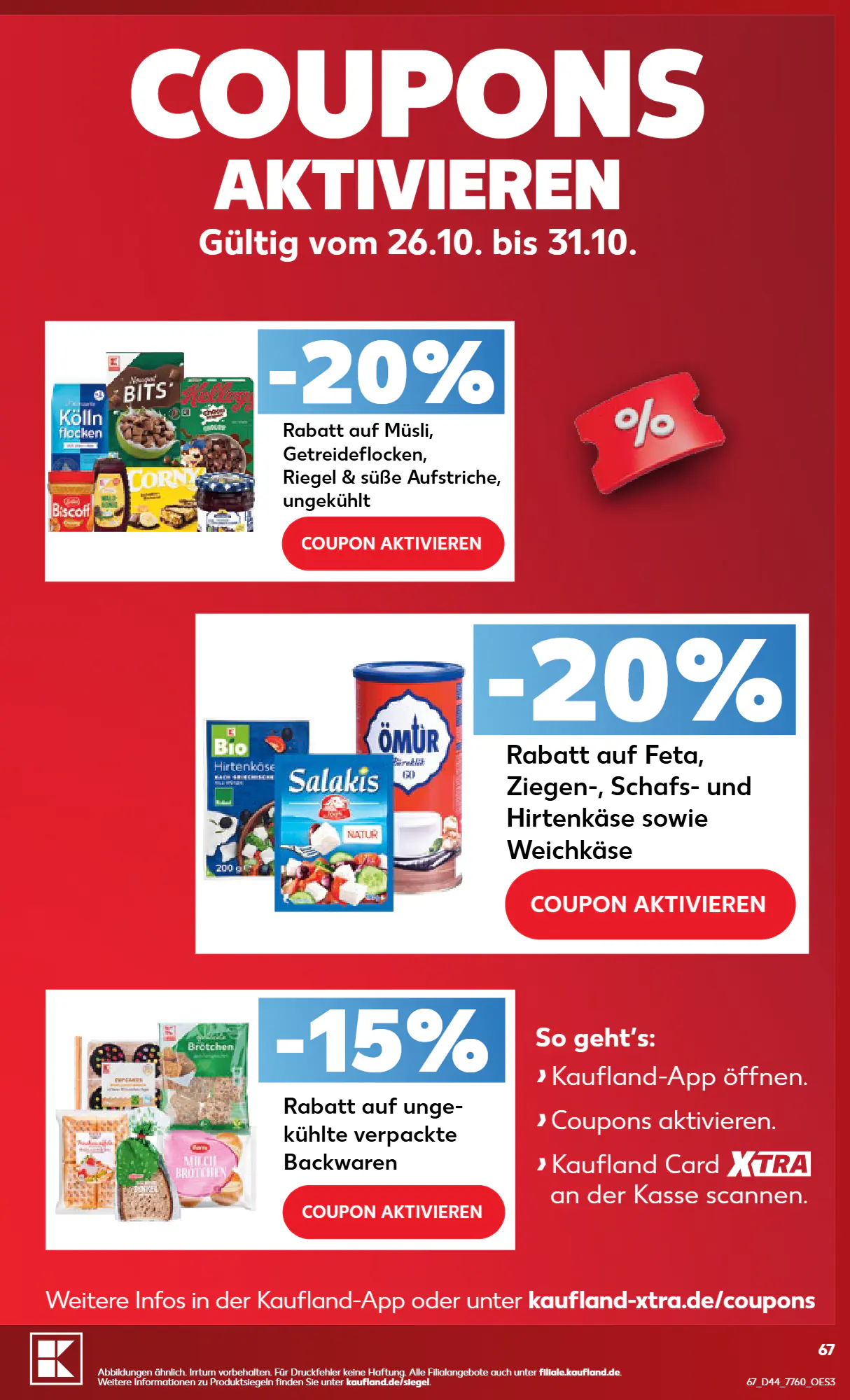 Kaufland Prospekt (ab 26.10.2026) zum Blättern - Seite 67