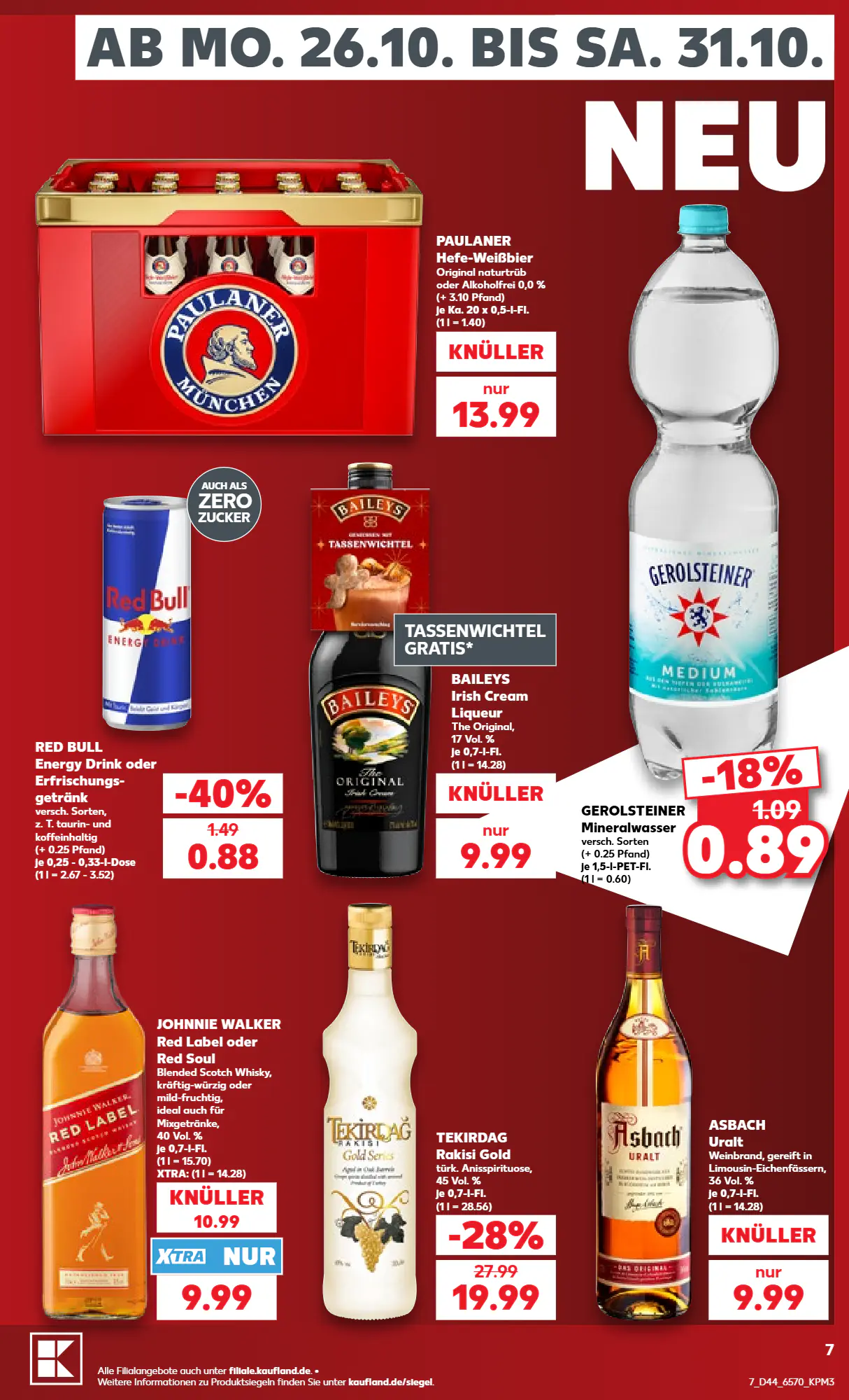 Kaufland Prospekt (ab 26.10.2026) zum Blättern - Seite 7