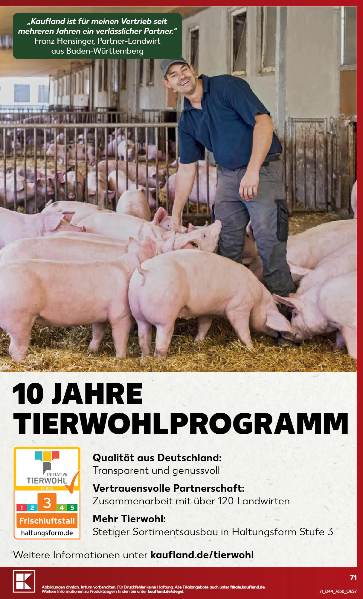 Kaufland Prospekt (ab 26.10.2026) zum Blättern - Seite 71