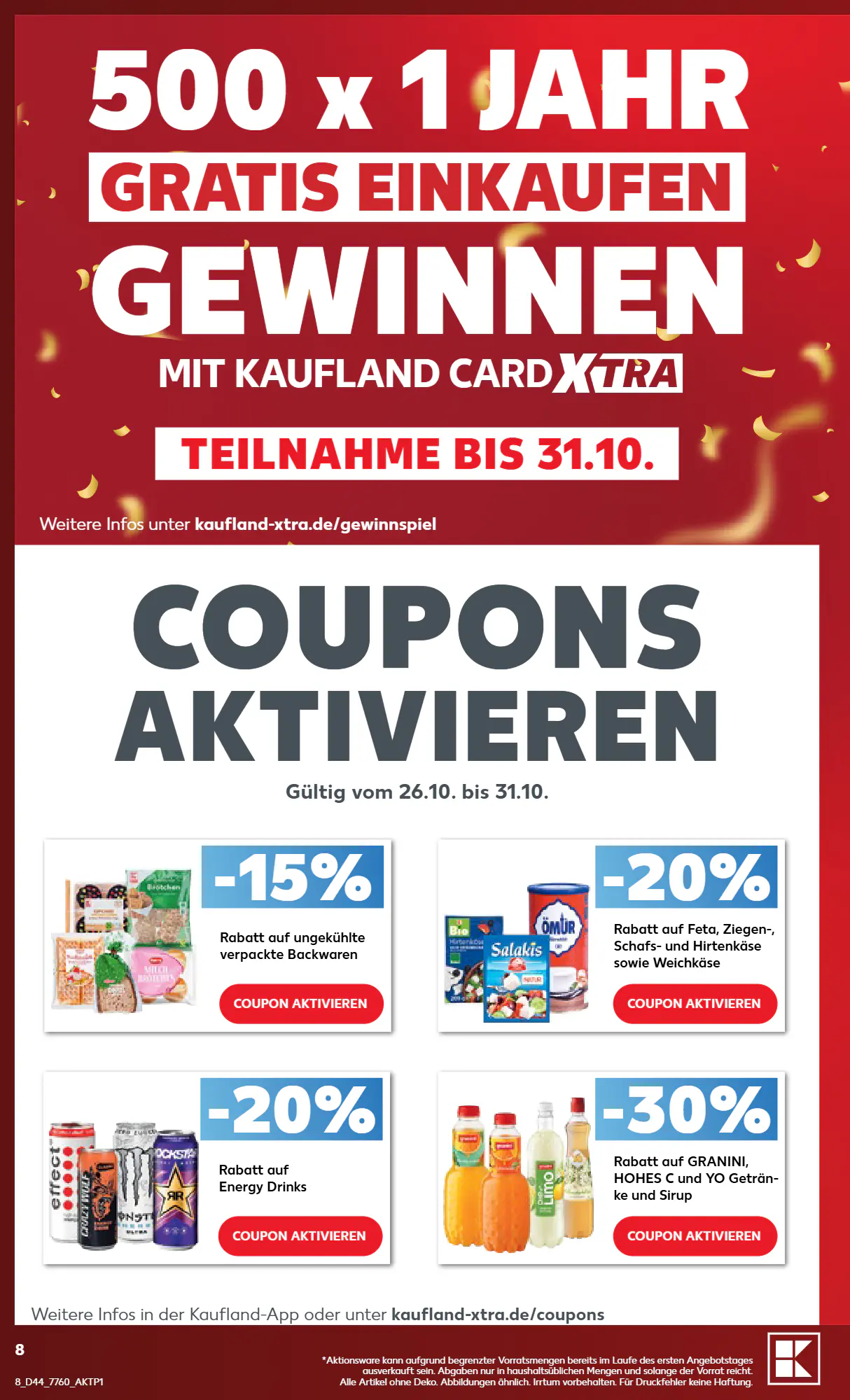 Kaufland Prospekt (ab 26.10.2026) zum Blättern - Seite 8