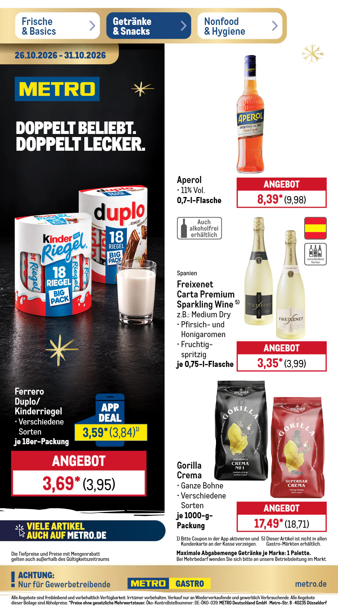 METRO Prospekt (ab 26.10.2026) zum Blättern - Seite 21