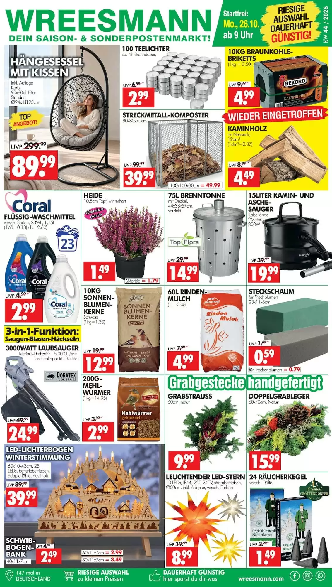 Wreesmann Prospekt (ab 26.10.2026) zum Blättern - Seite 1