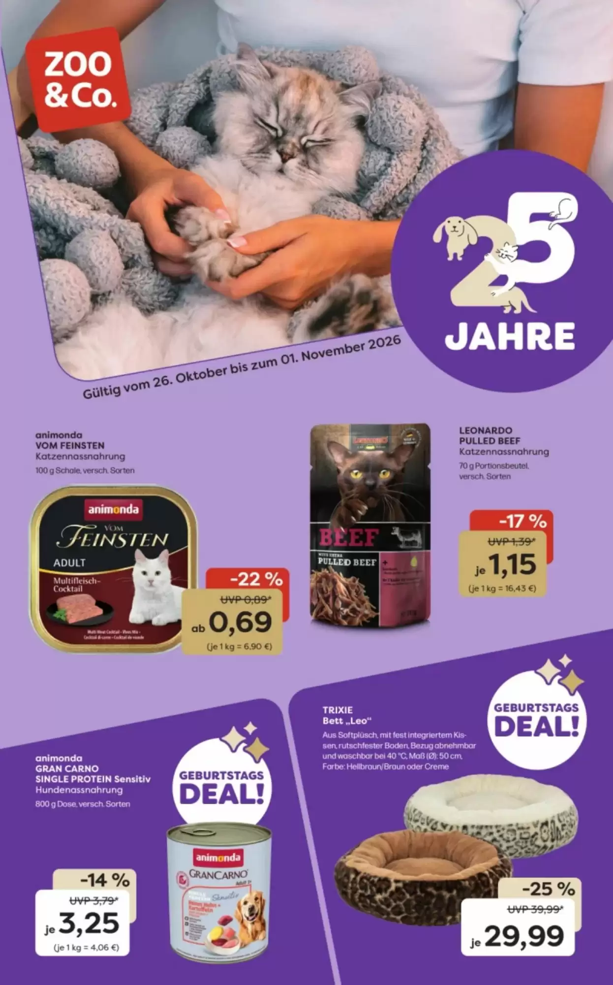 Zoo & Co Prospekt (ab 26.10.2026) zum Blättern - Seite 1