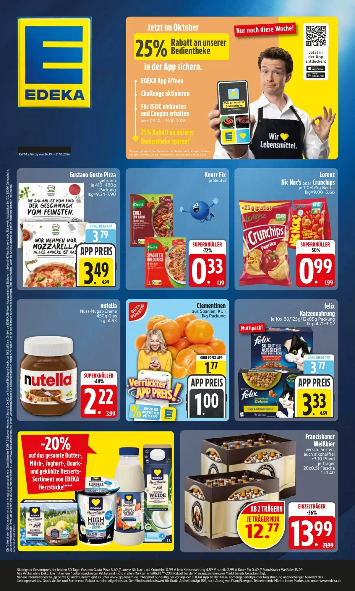 EDEKA Berger Prospekt (ab 26.10.2026) zum Blättern - Seite 1