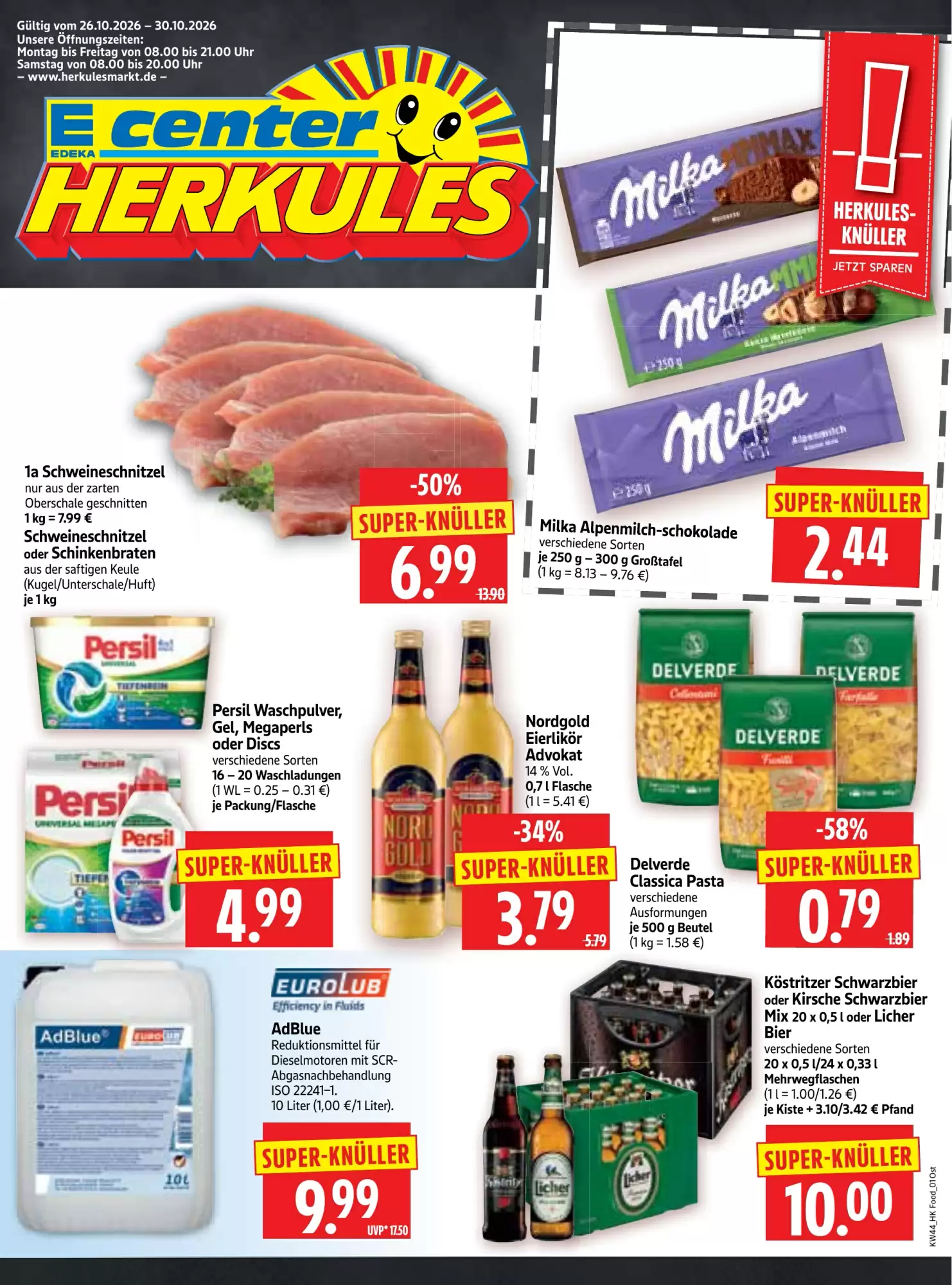 Edeka Herkules Prospekt (ab 26.10.2026) zum Blättern - Seite 1