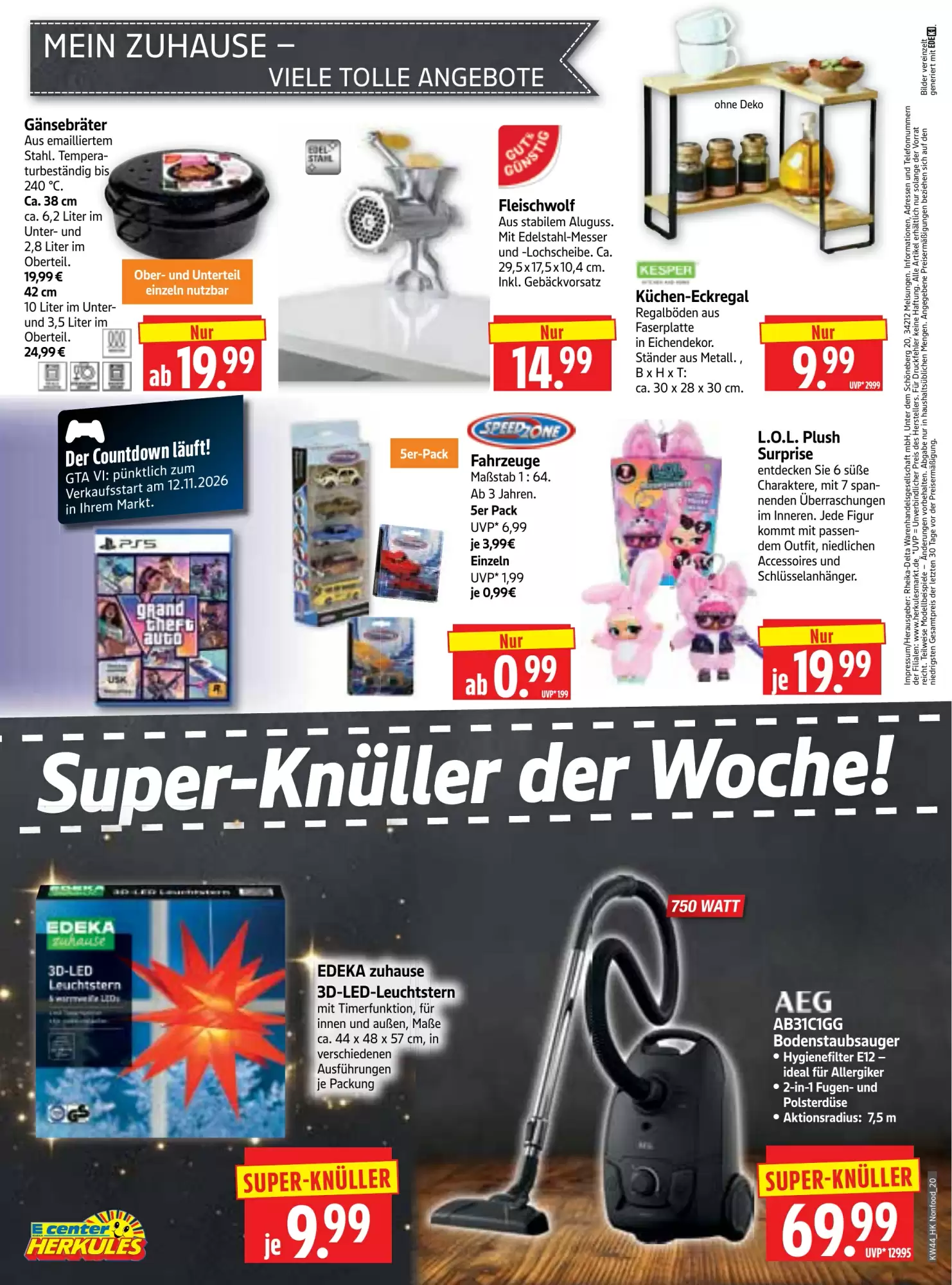 Edeka Herkules Prospekt (ab 26.10.2026) zum Blättern - Seite 20