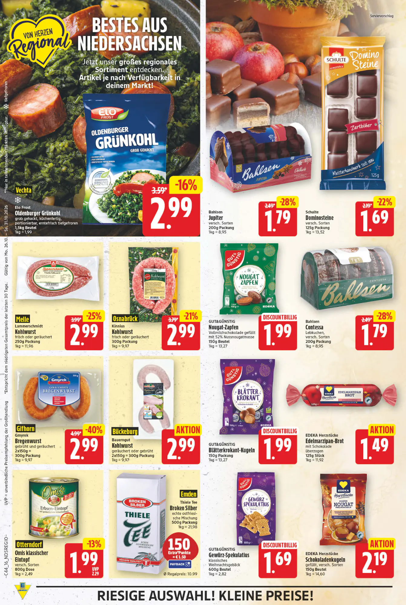 EDEKA Wucherpfennig Prospekt (ab 26.10.2026) zum Blättern - Seite 16