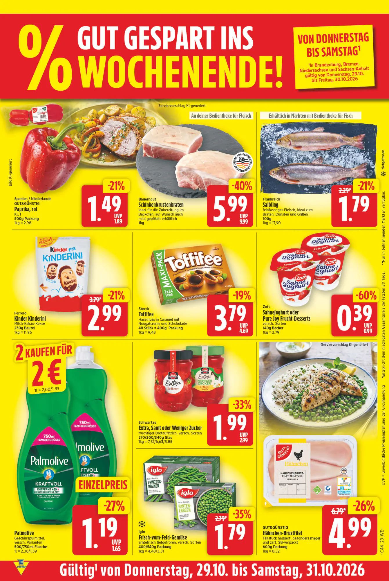 EDEKA Wucherpfennig Prospekt (ab 26.10.2026) zum Blättern - Seite 28