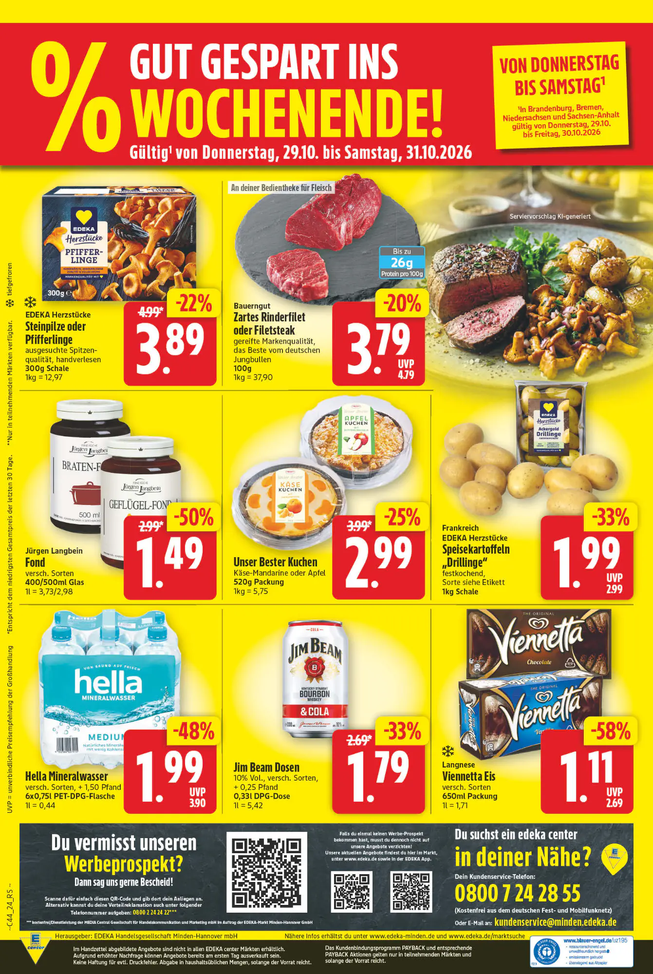 EDEKA Wucherpfennig Prospekt (ab 26.10.2026) zum Blättern - Seite 29