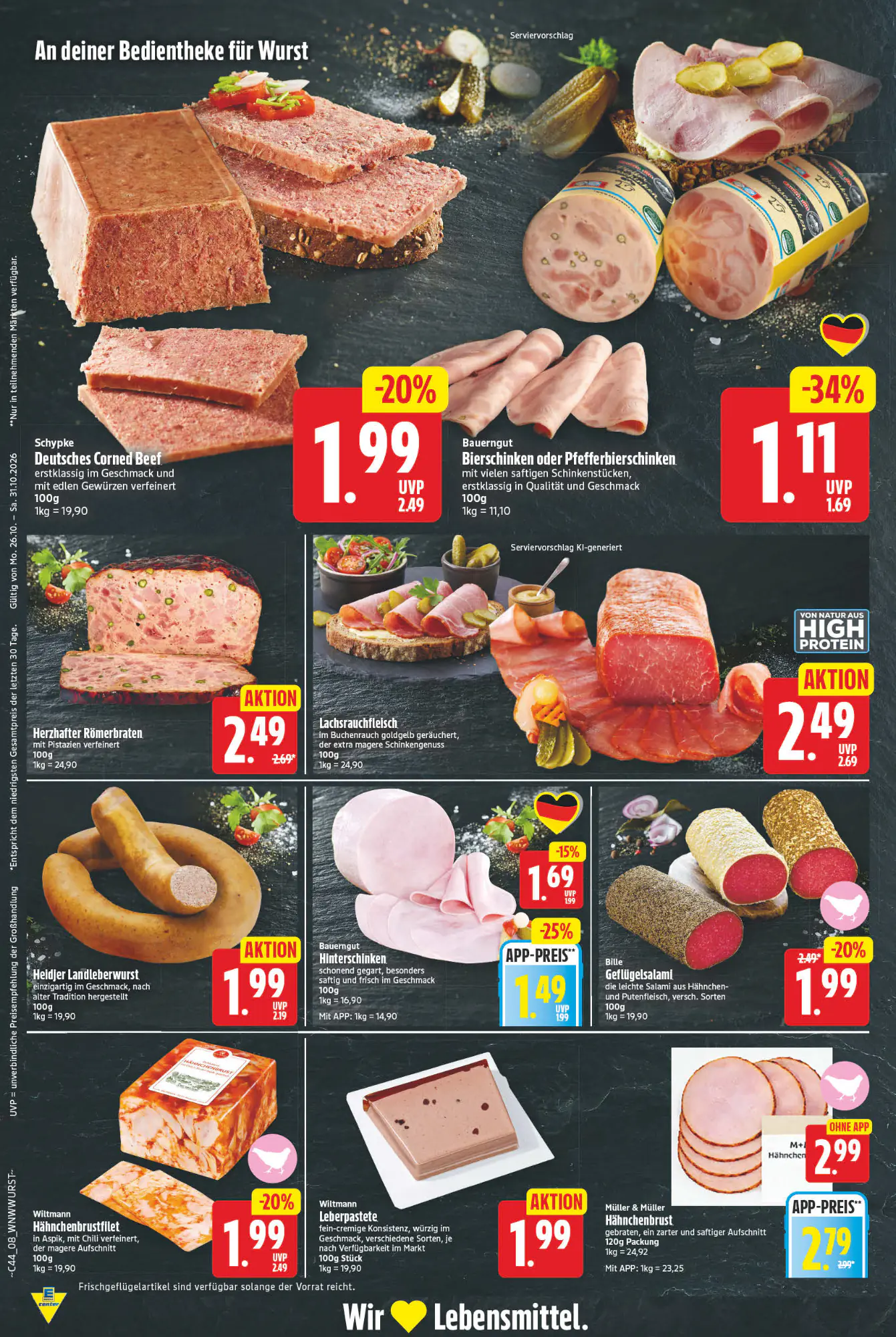 EDEKA Wucherpfennig Prospekt (ab 26.10.2026) zum Blättern - Seite 8