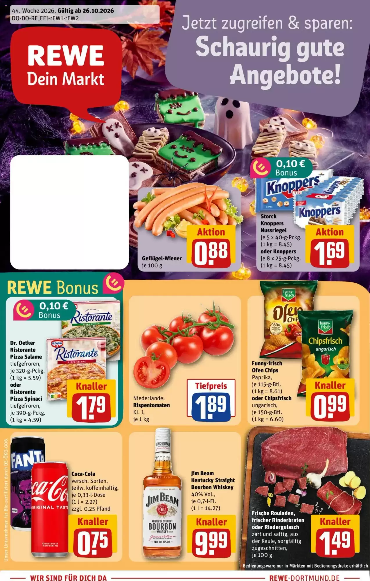REWE Kaufpark Prospekt (ab 26.10.2026) zum Blättern - Seite 1