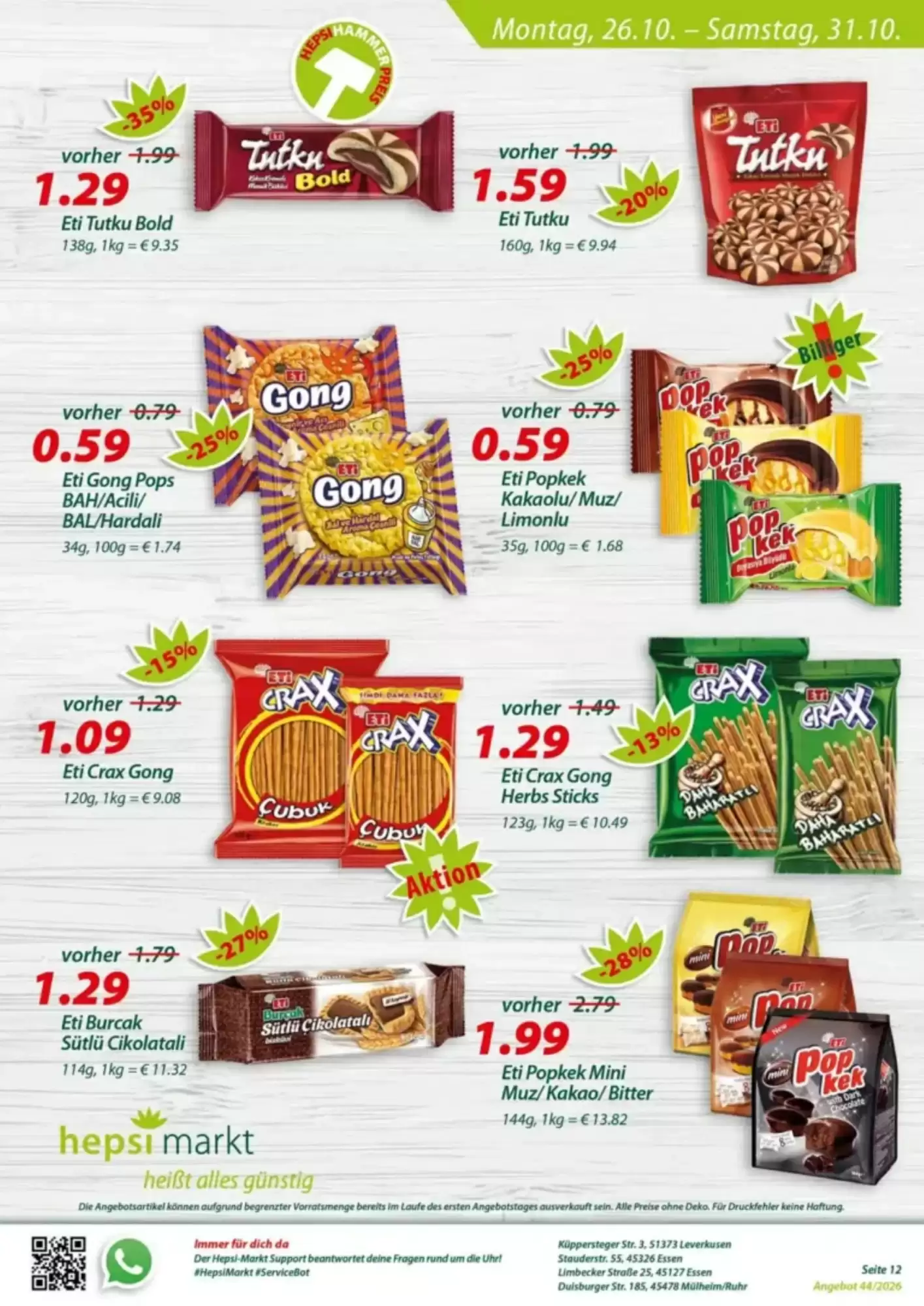 Hepsi-Markt Prospekt (ab 26.10.2026) zum Blättern - Seite 12
