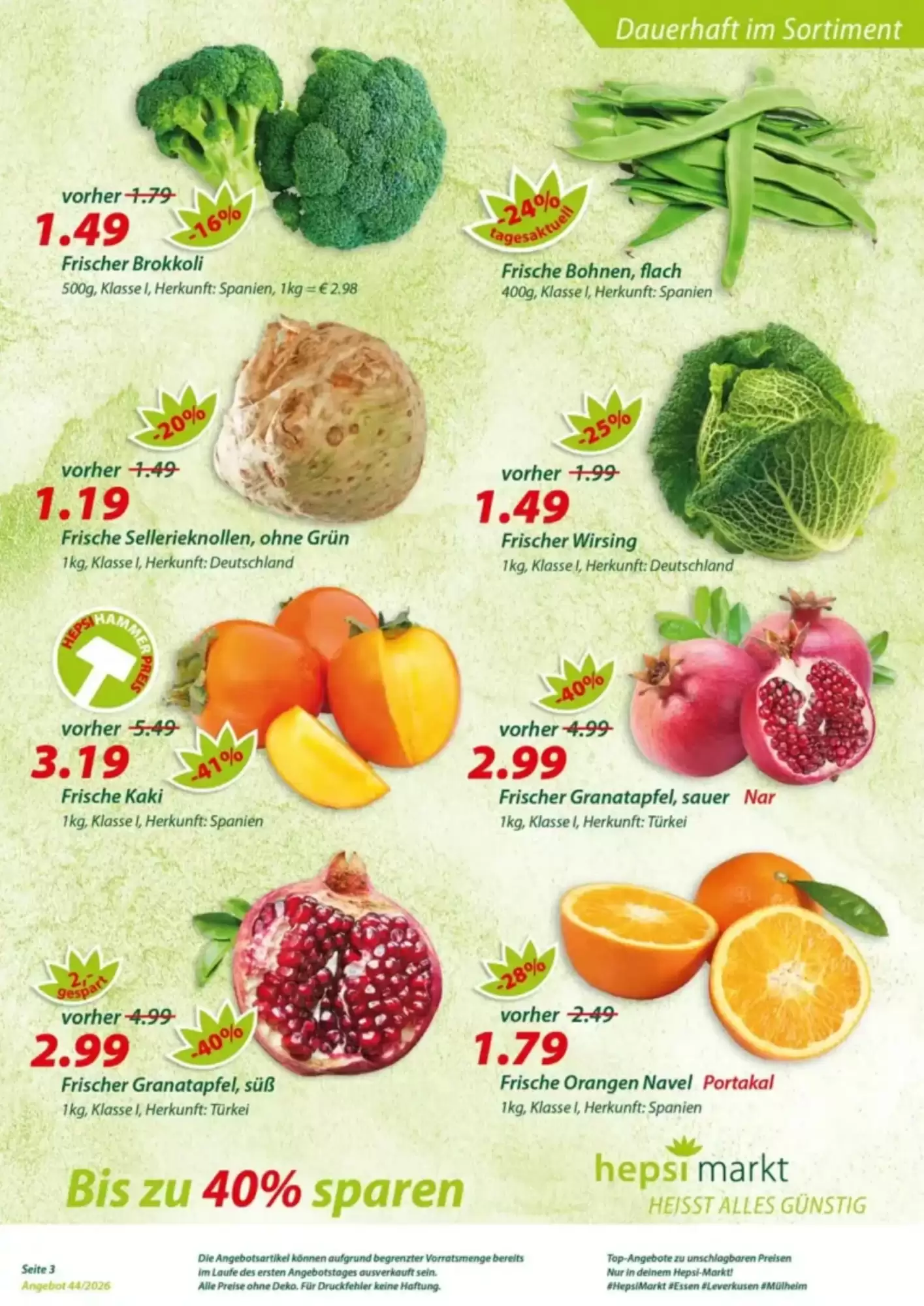 Hepsi-Markt Prospekt (ab 26.10.2026) zum Blättern - Seite 3