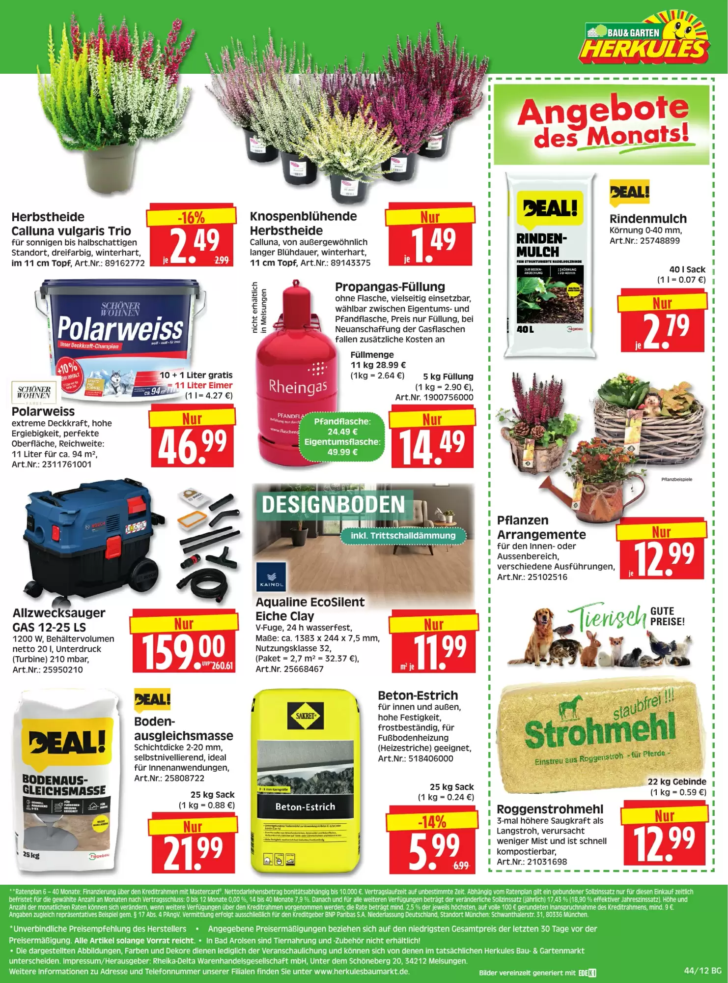 Herkules Baumarkt Prospekt (ab 26.10.2026) zum Blättern - Seite 12