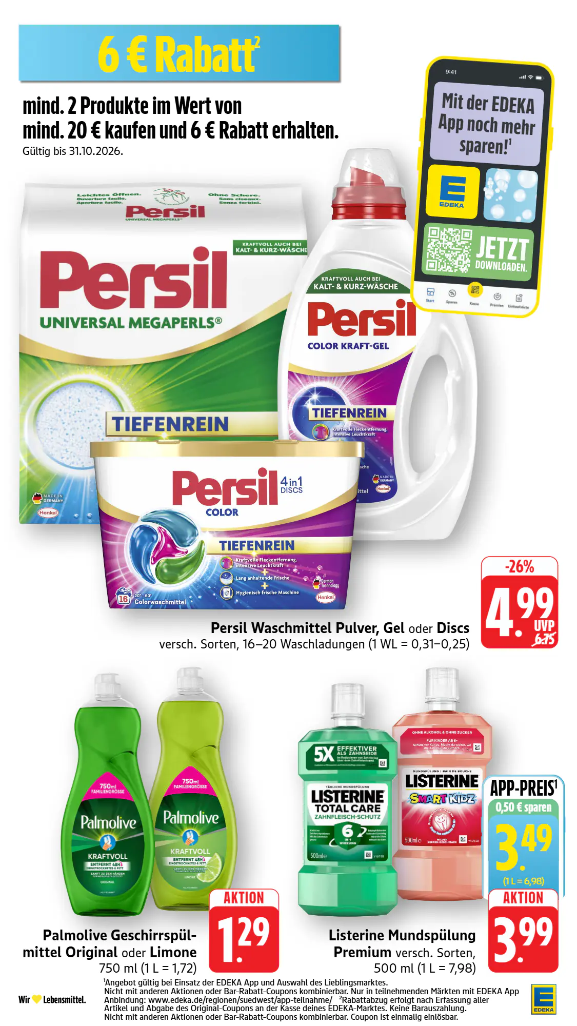 Edeka Frischemarkt Prospekt (ab 26.10.2026) zum Blättern - Seite 36